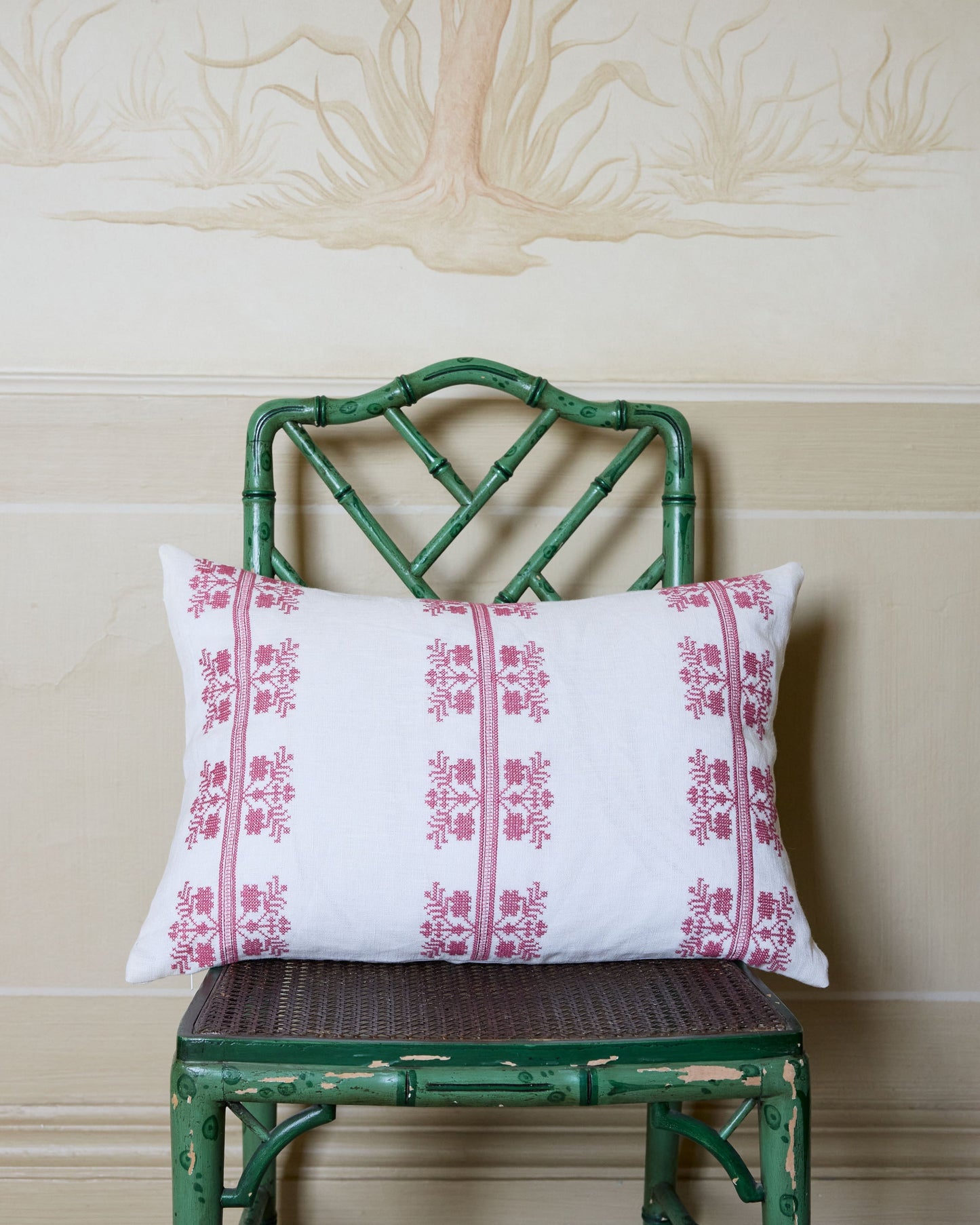 Athena Embroidered Cushion Cover