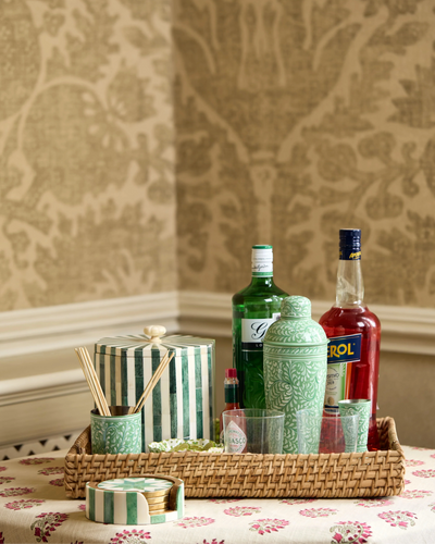 Stripe Ice Bucket – Green #color_green
