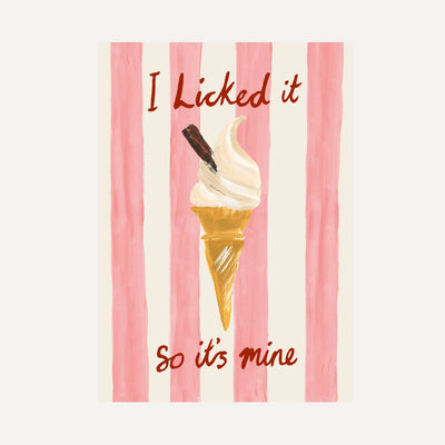 Ice Cream on Stripes