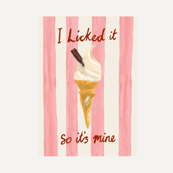 Ice Cream on Stripes