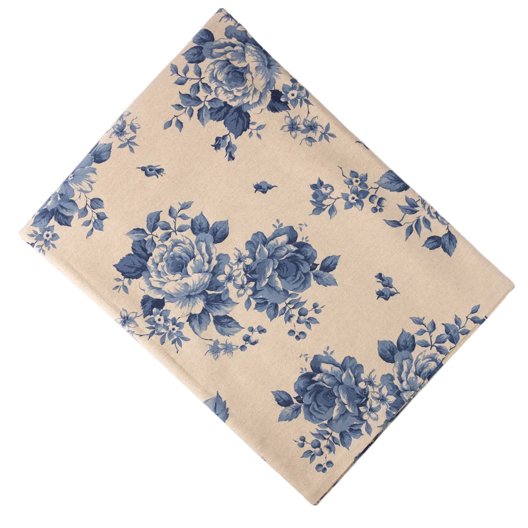 Blue Floral Elise Tablecloth