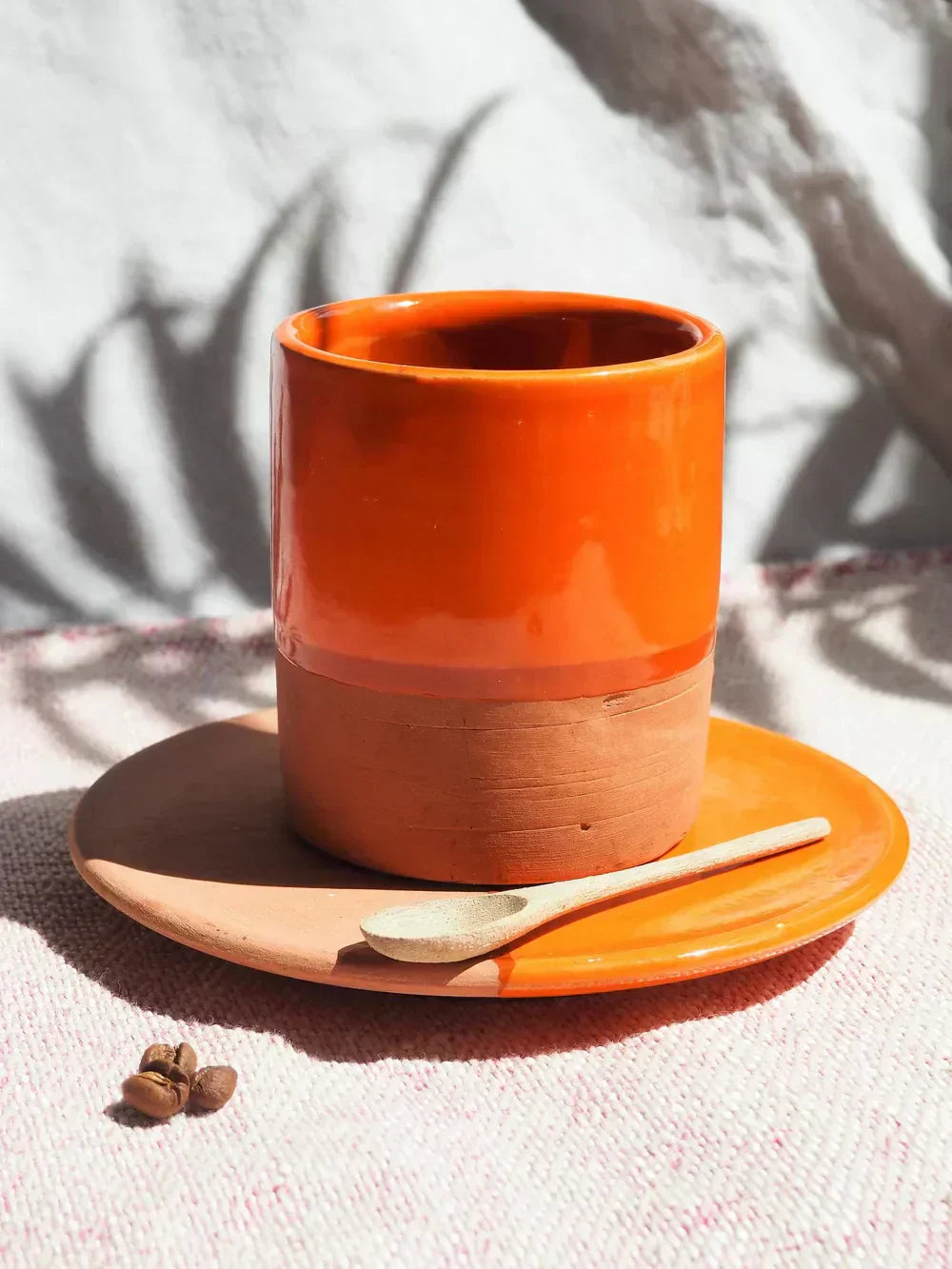 Moroccan Handmade Espresso Cup and Saucer