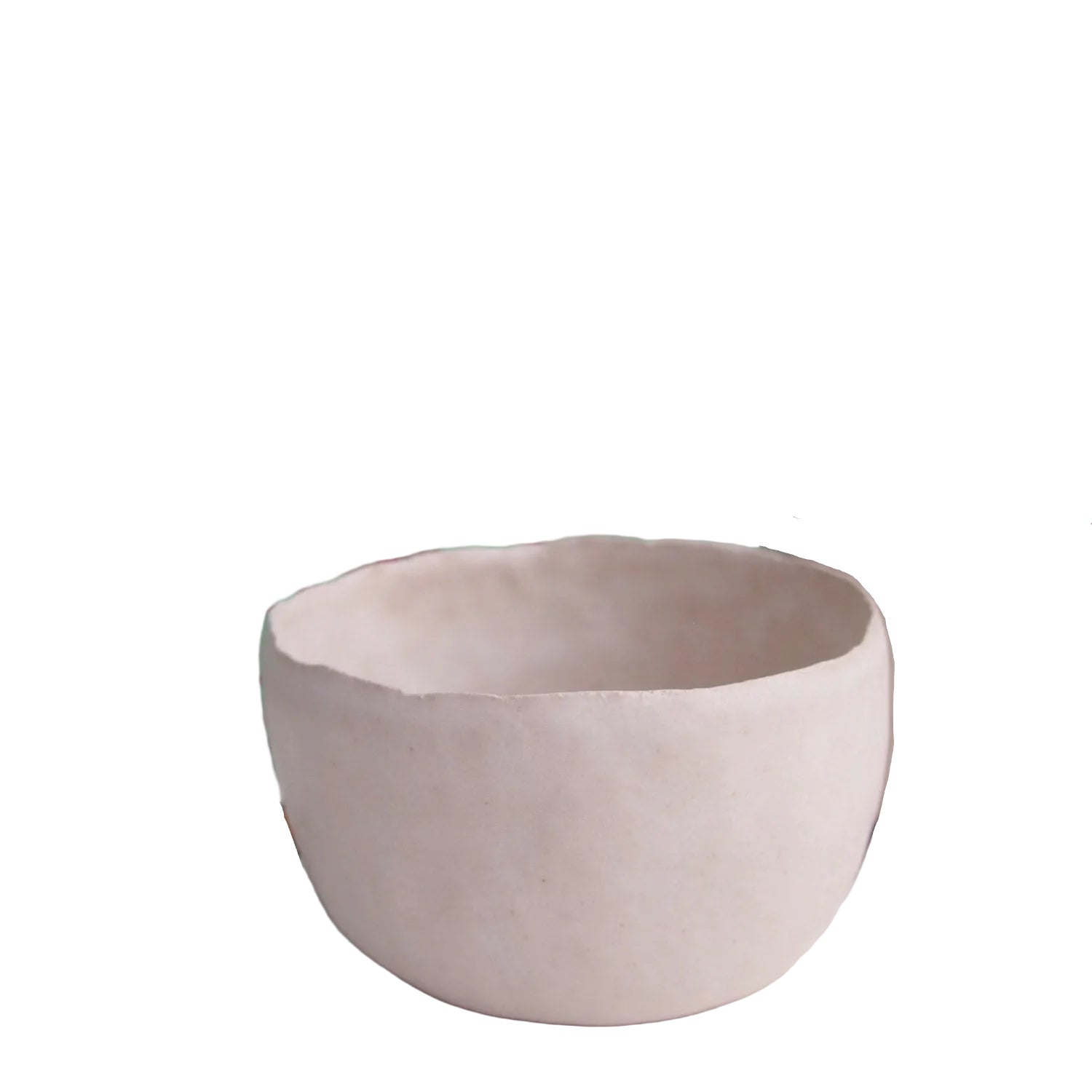 Handmade White Pottery Tea Bowl