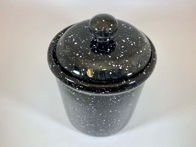 Speckled Black Canister