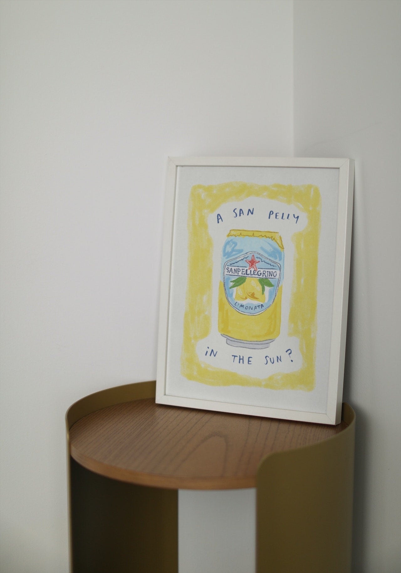 A San Pellegrino In The Sun? Print
