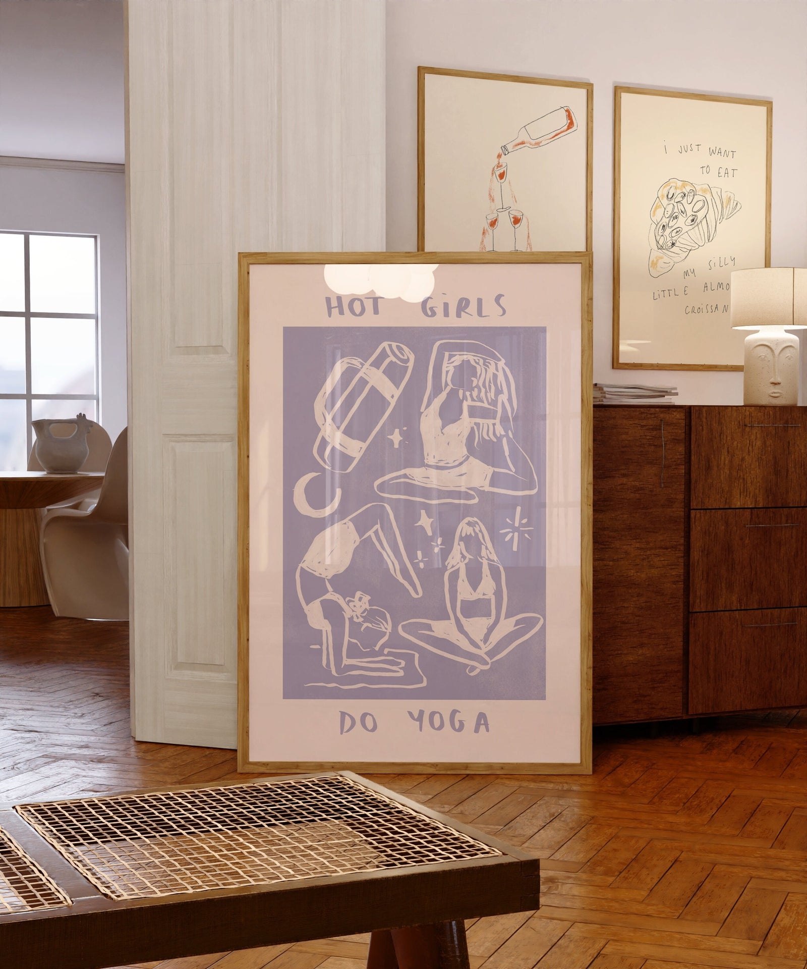Hot Girls Do Yoga Print