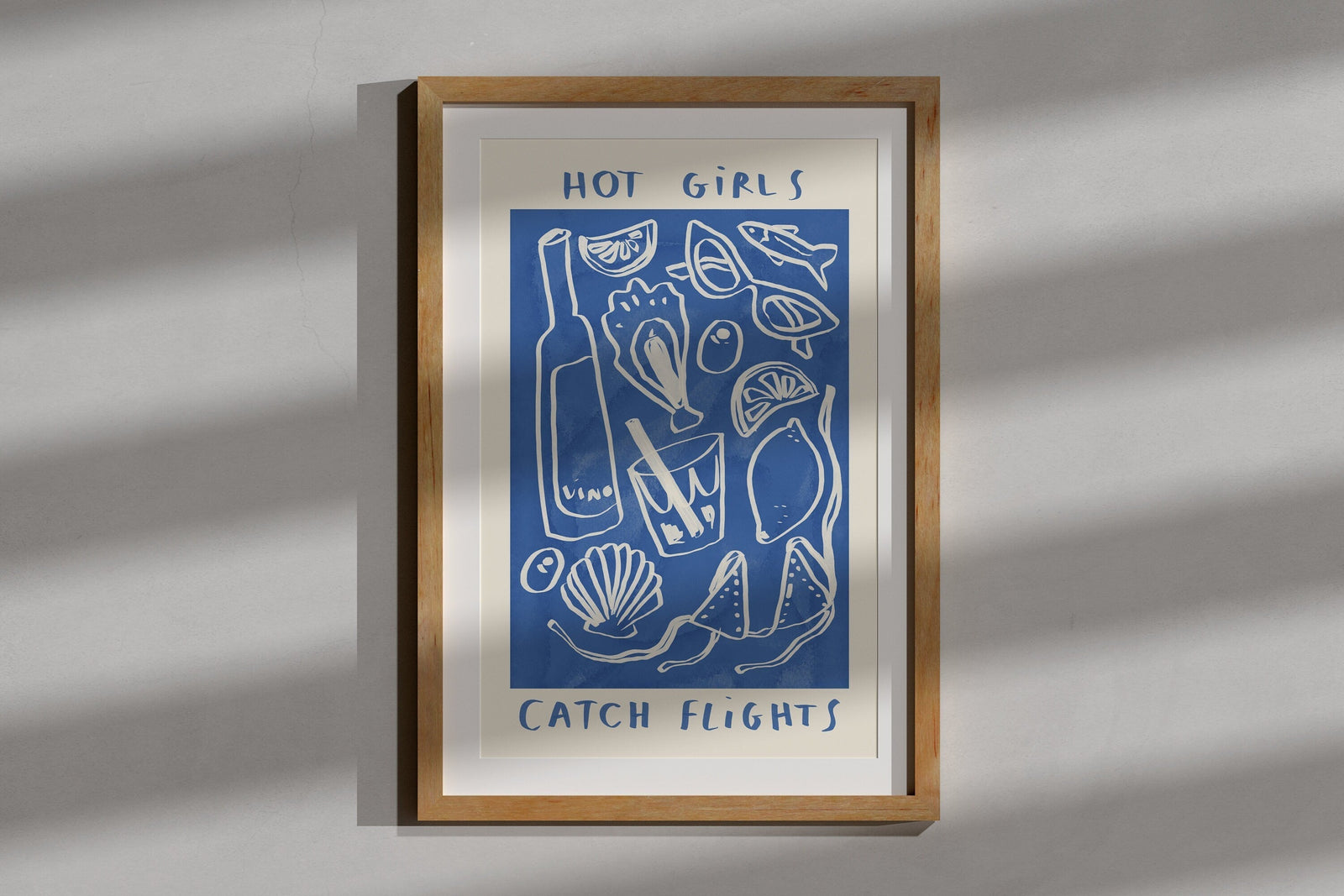 Hot Girls Catch Flights Print