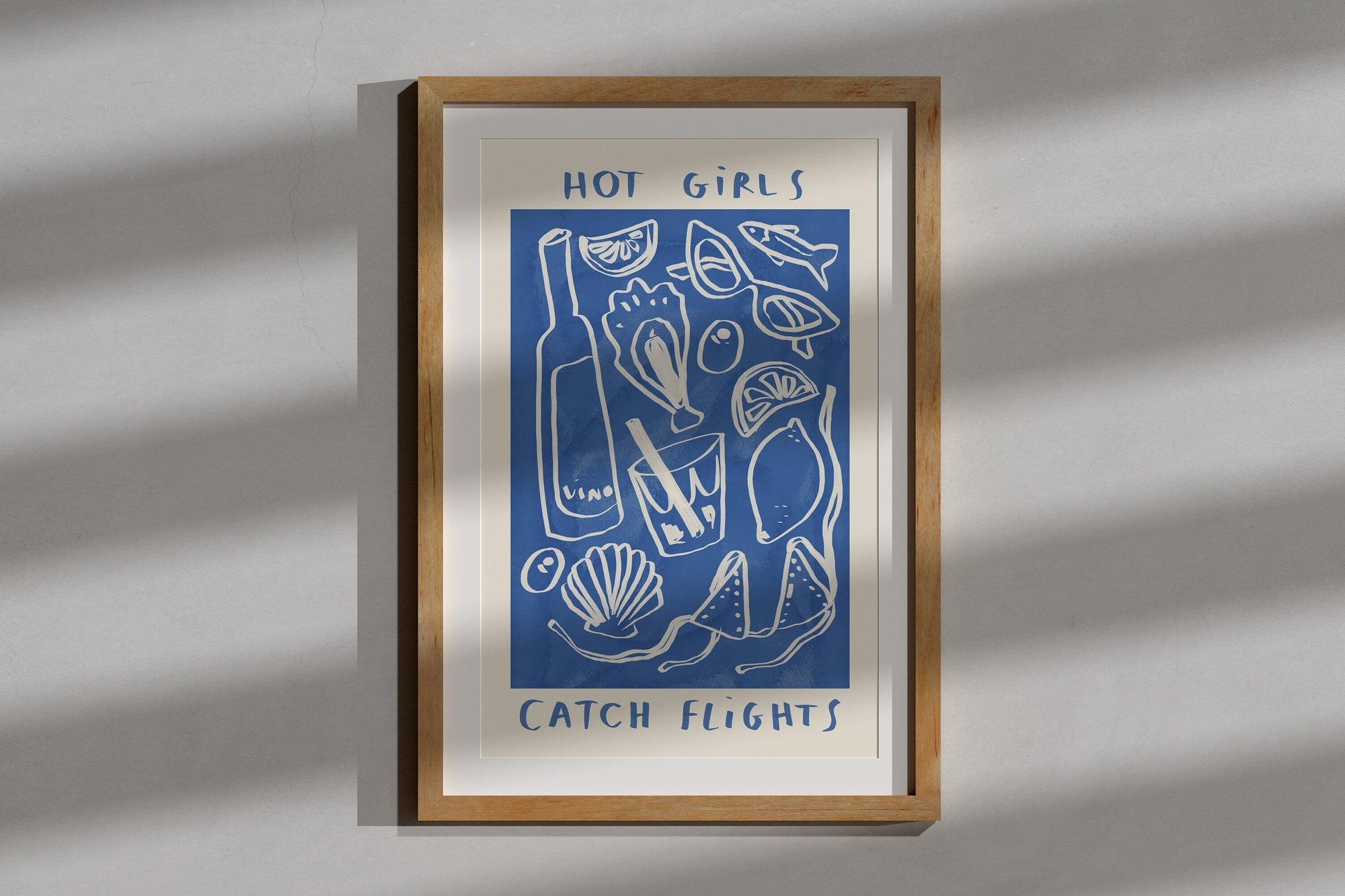 Hot Girls Catch Flights Print