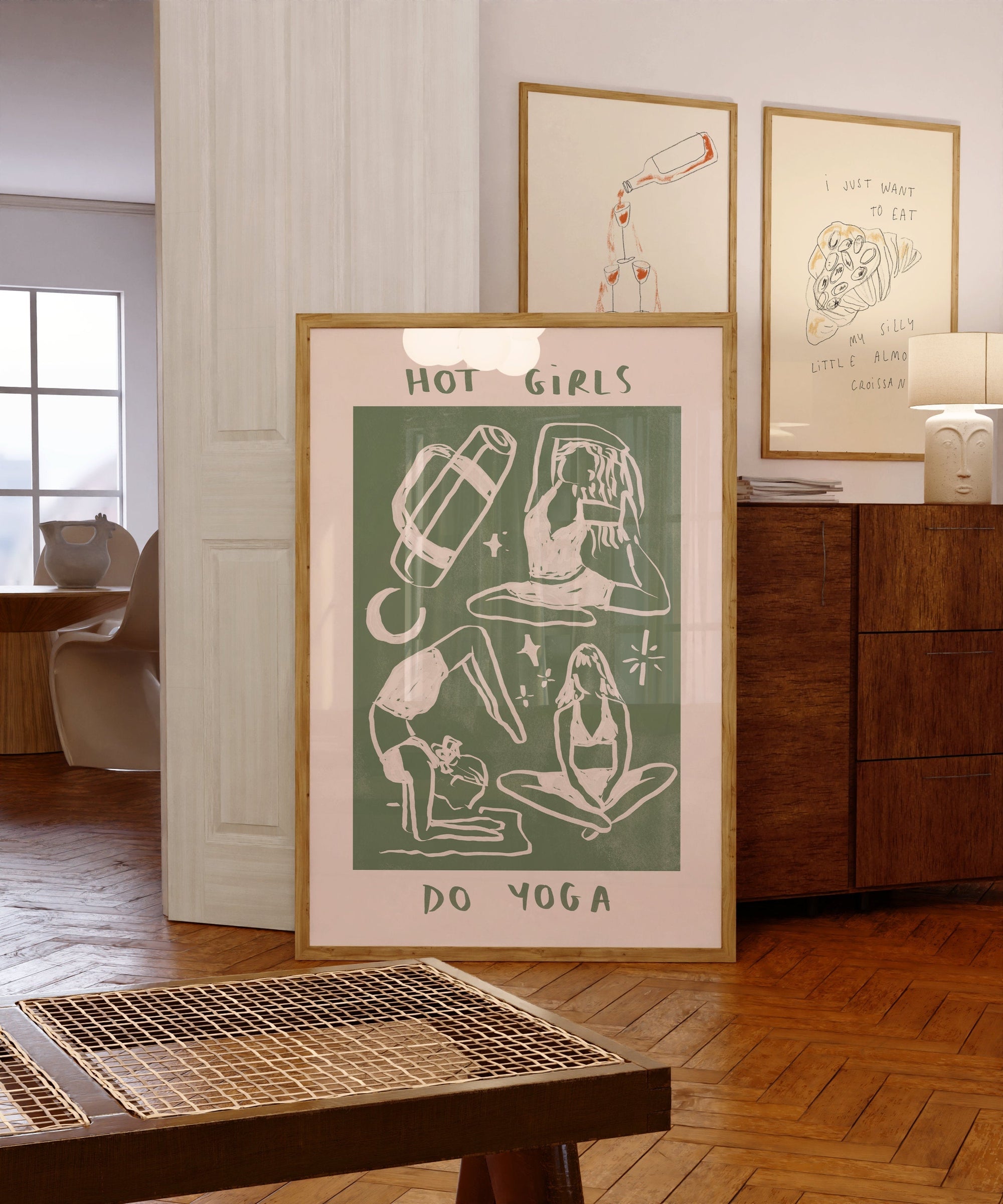 Hot Girls Do Yoga Print