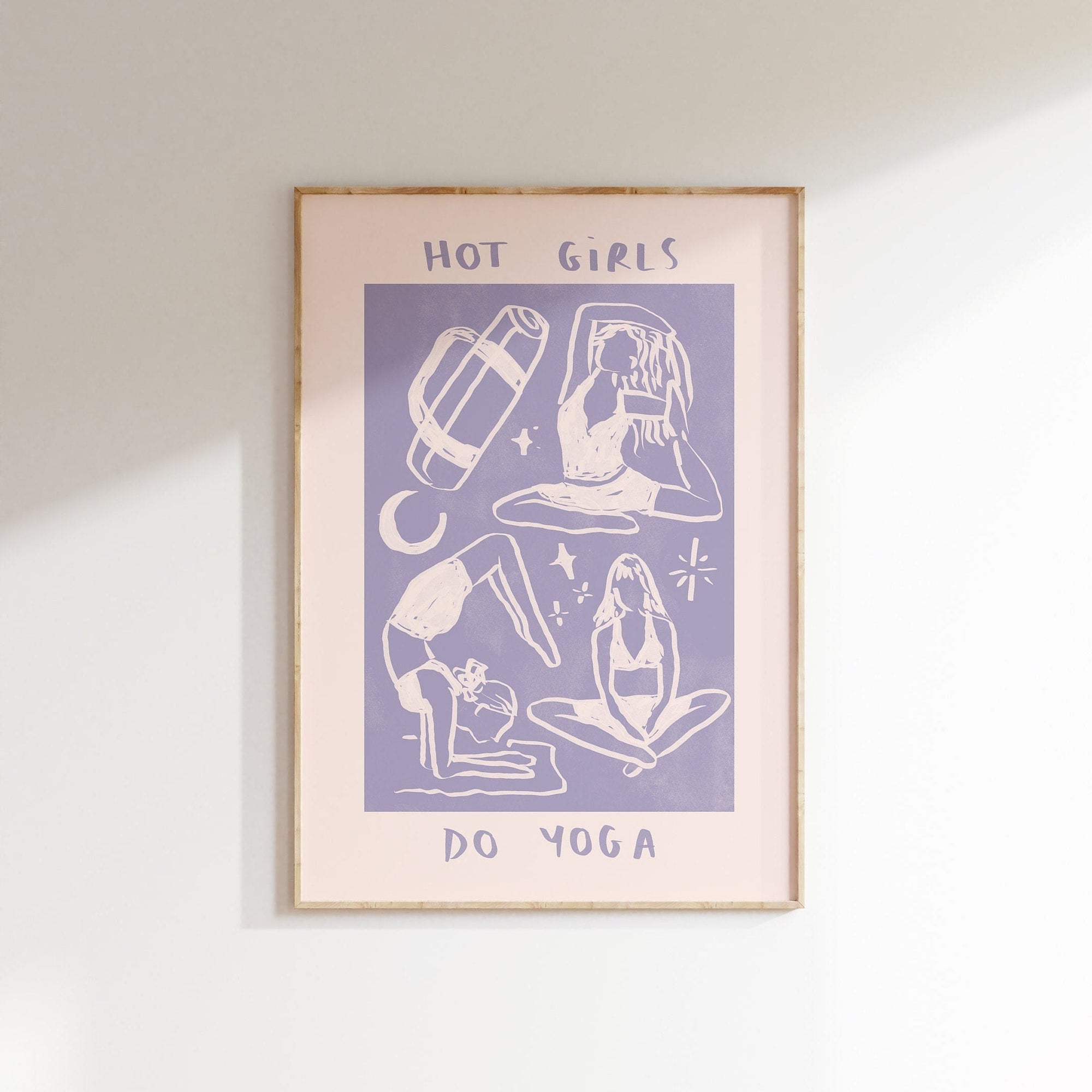 Hot Girls Do Yoga Print