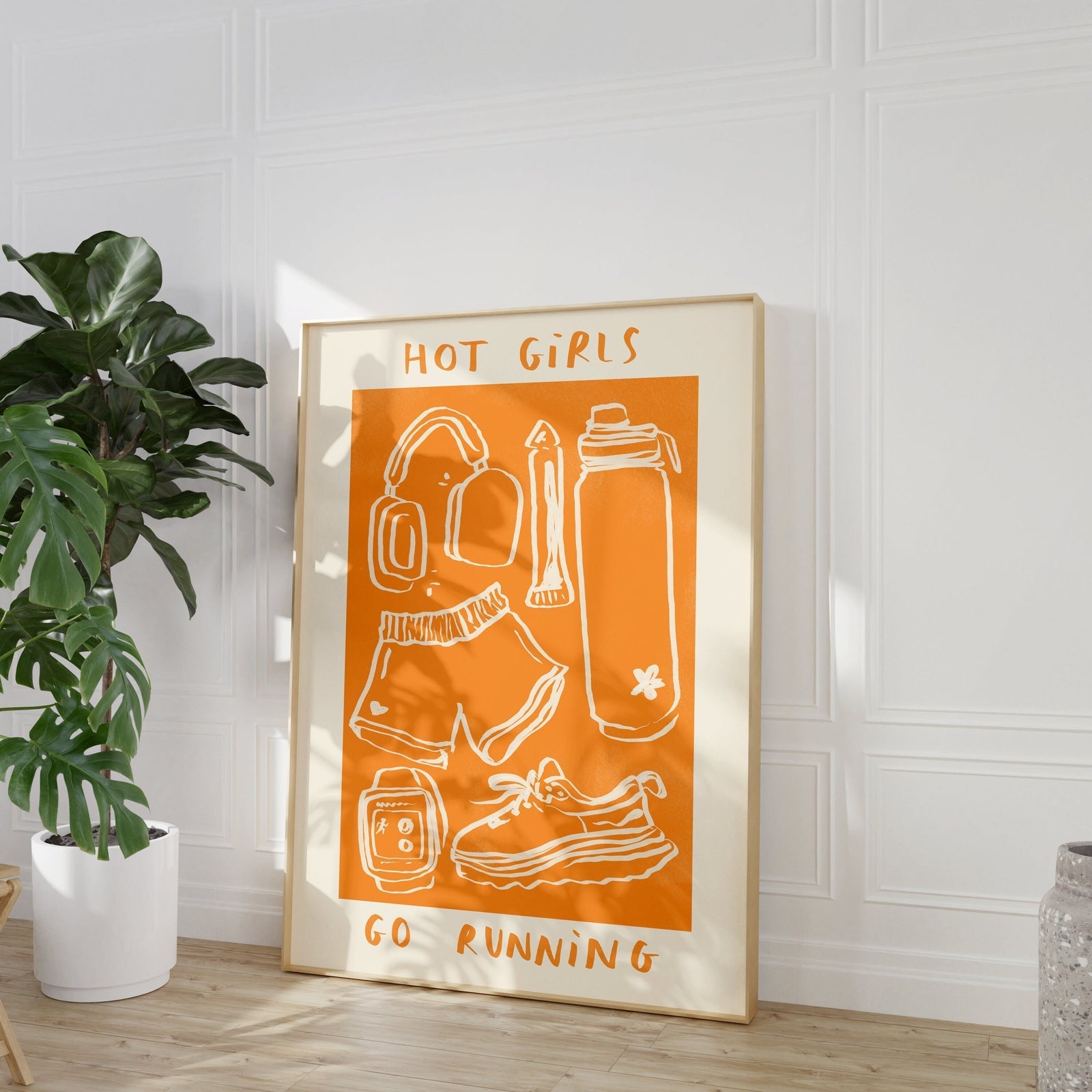 Hot Girls Run Print