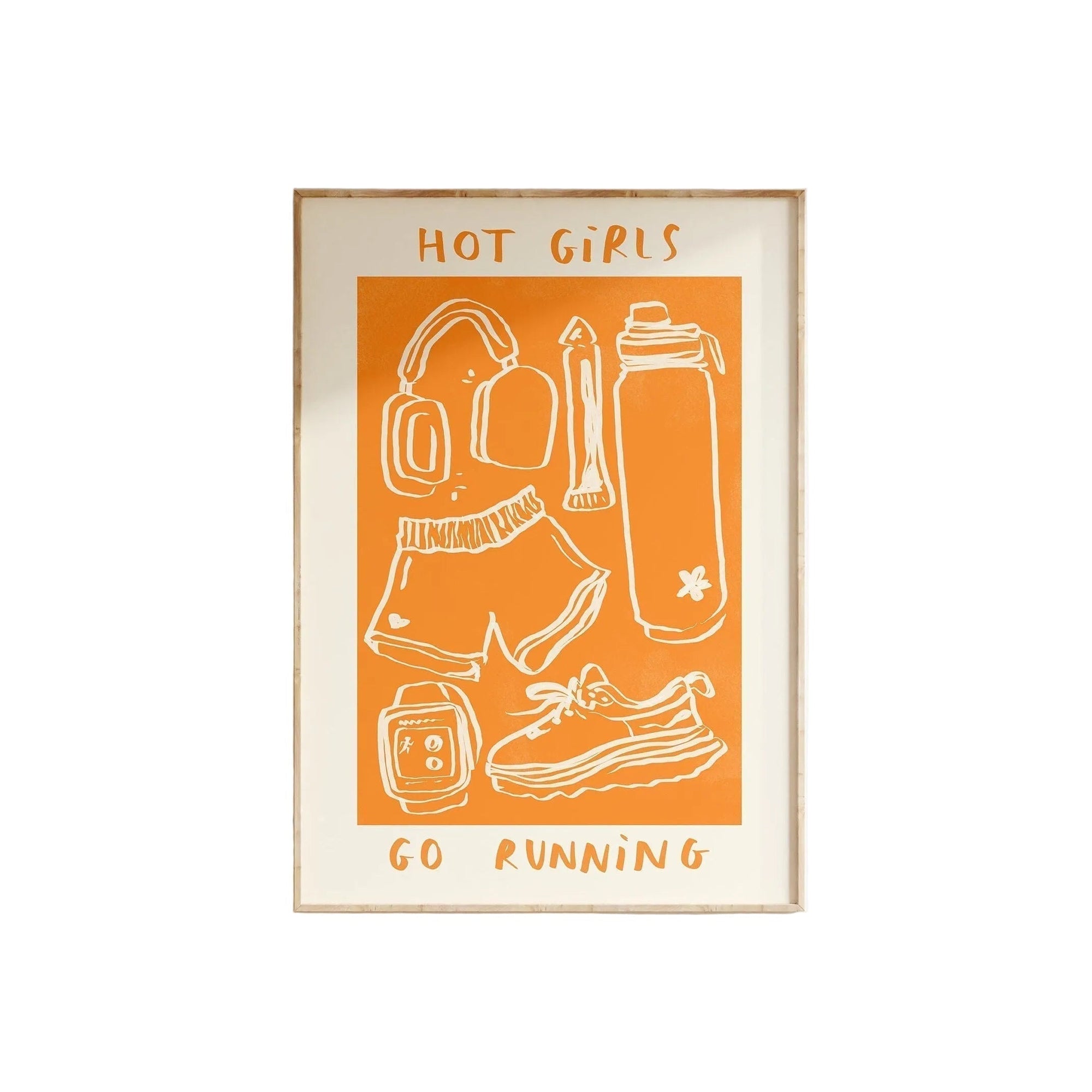 Hot Girls Run Print