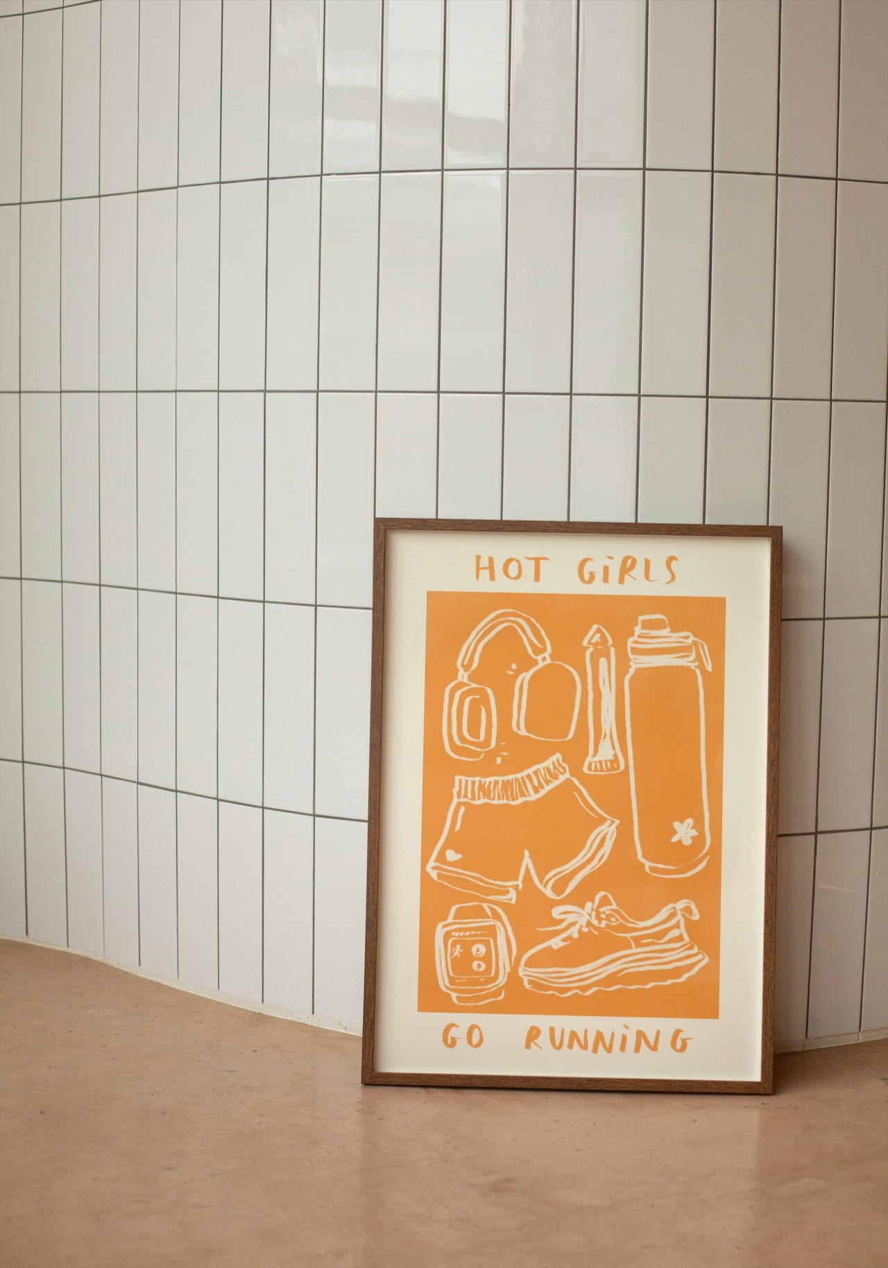 Hot Girls Run Print