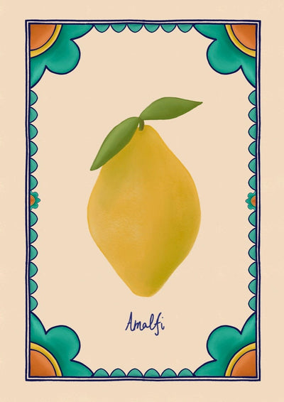 Amalfi art print — additional product photo of the design