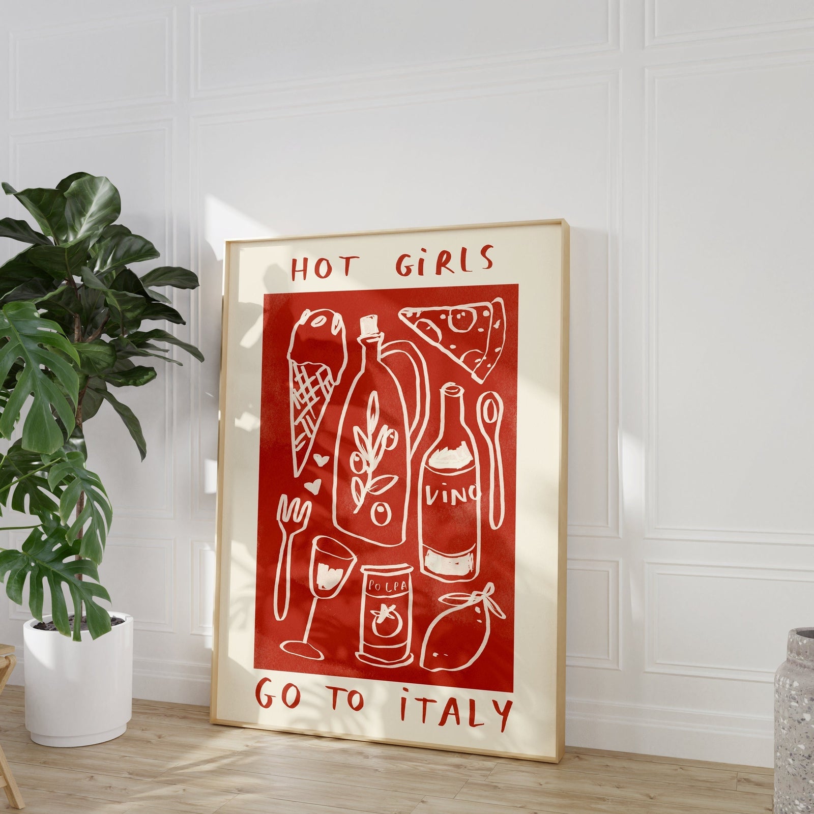 Hot Girls Go To Italy Print