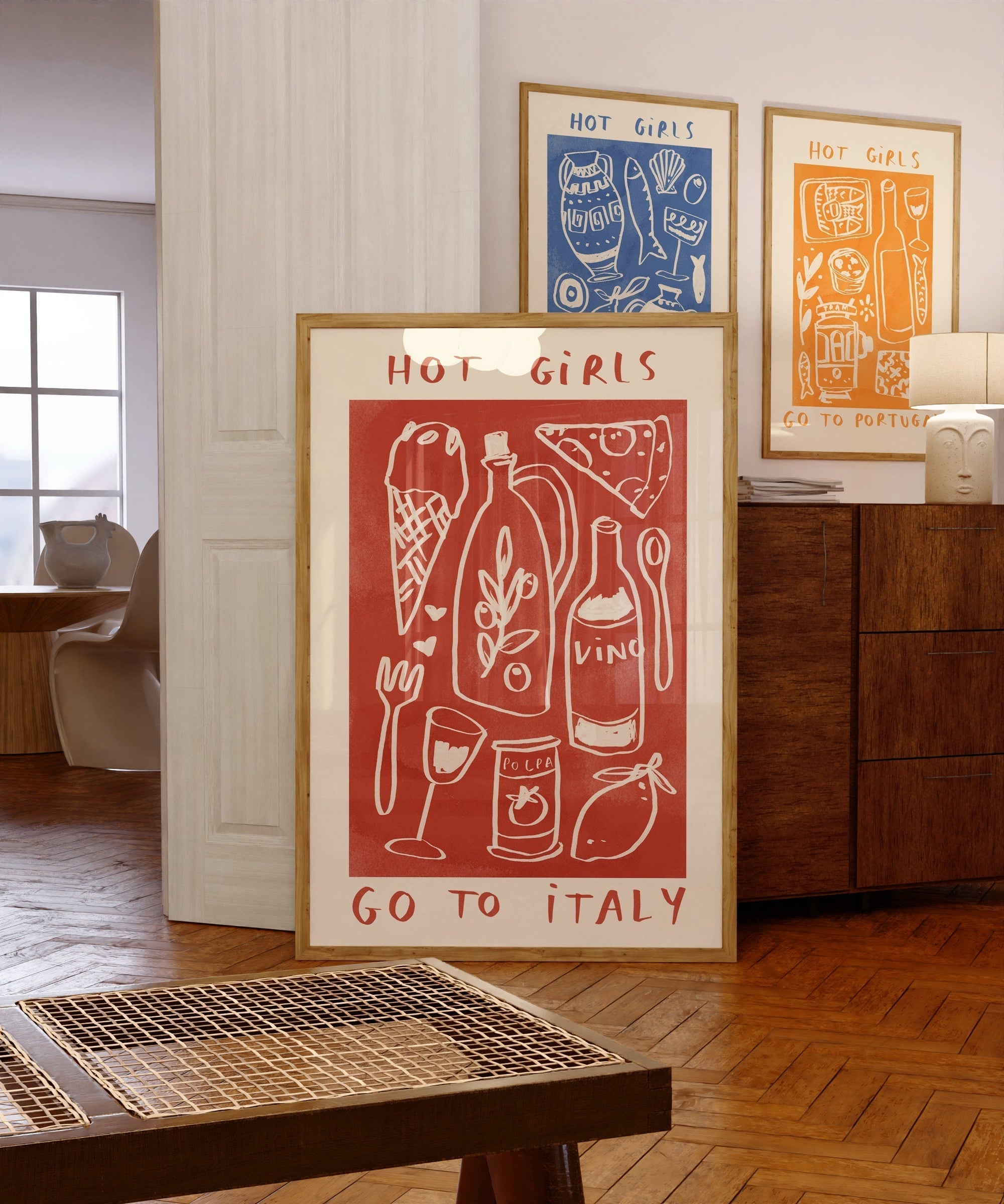 Hot Girls Go To Italy Print