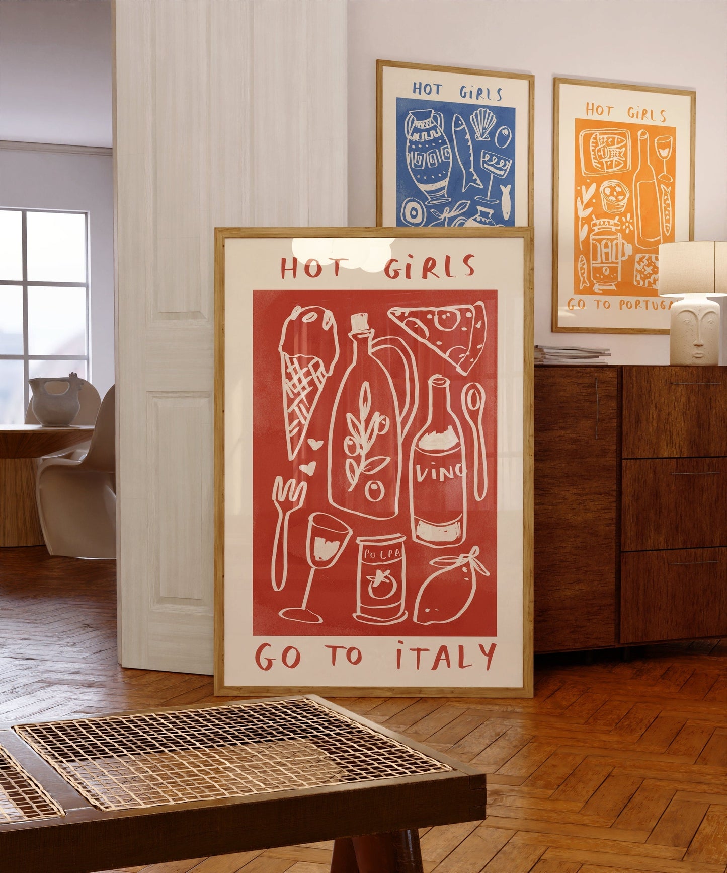 Hot Girls Go To Italy Print