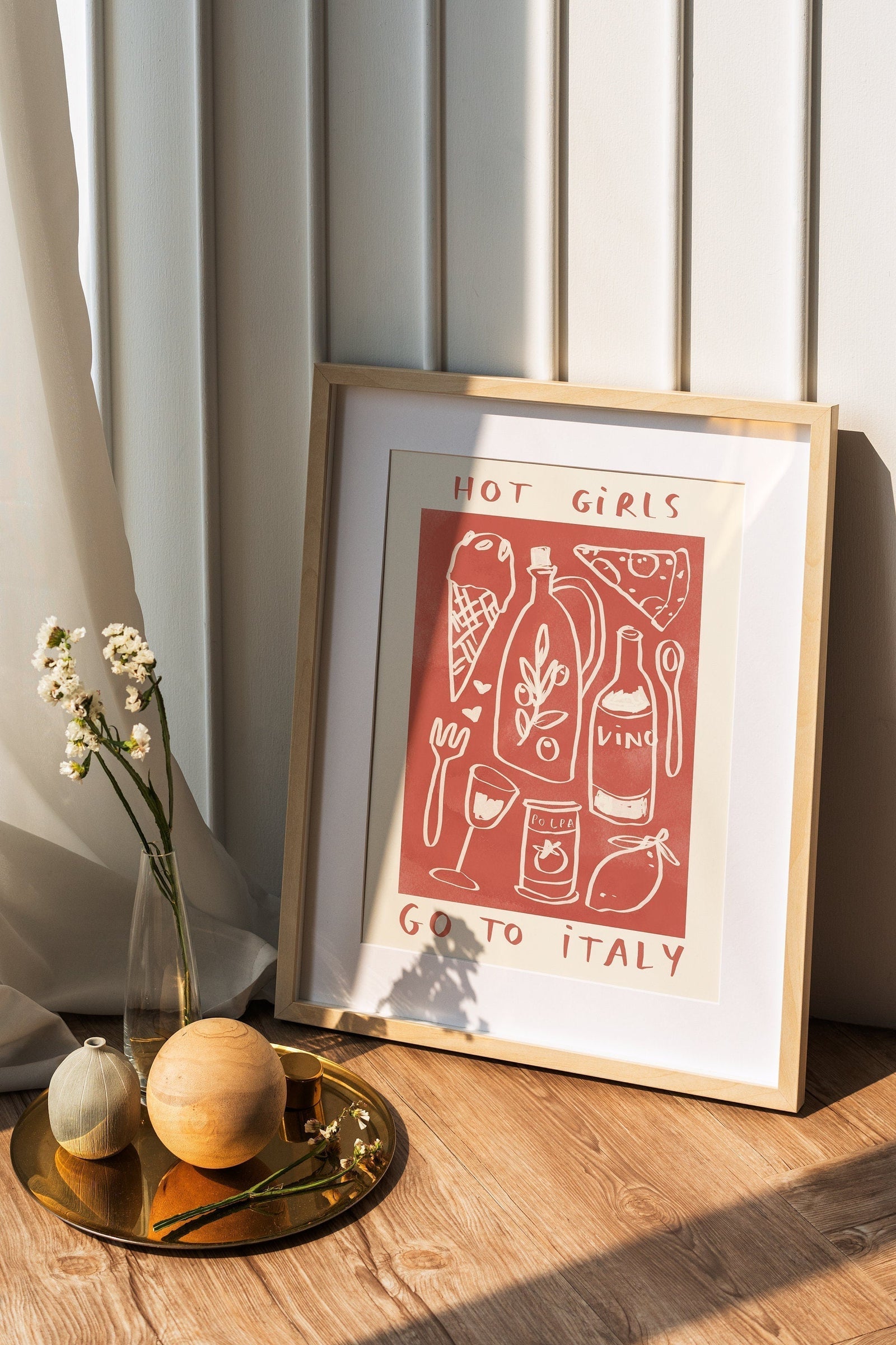 Hot Girls Go To Italy Print