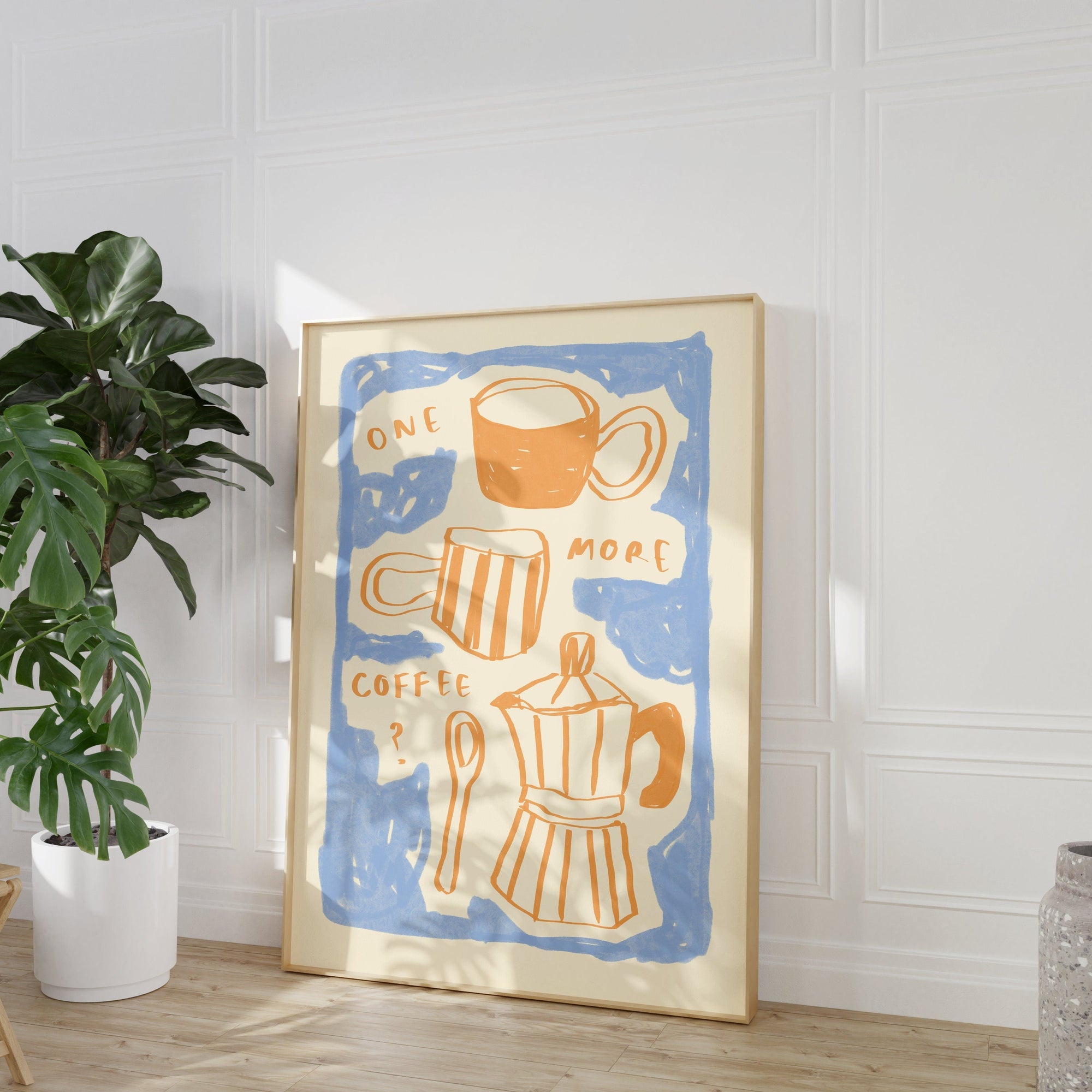 One More - Coffee Print