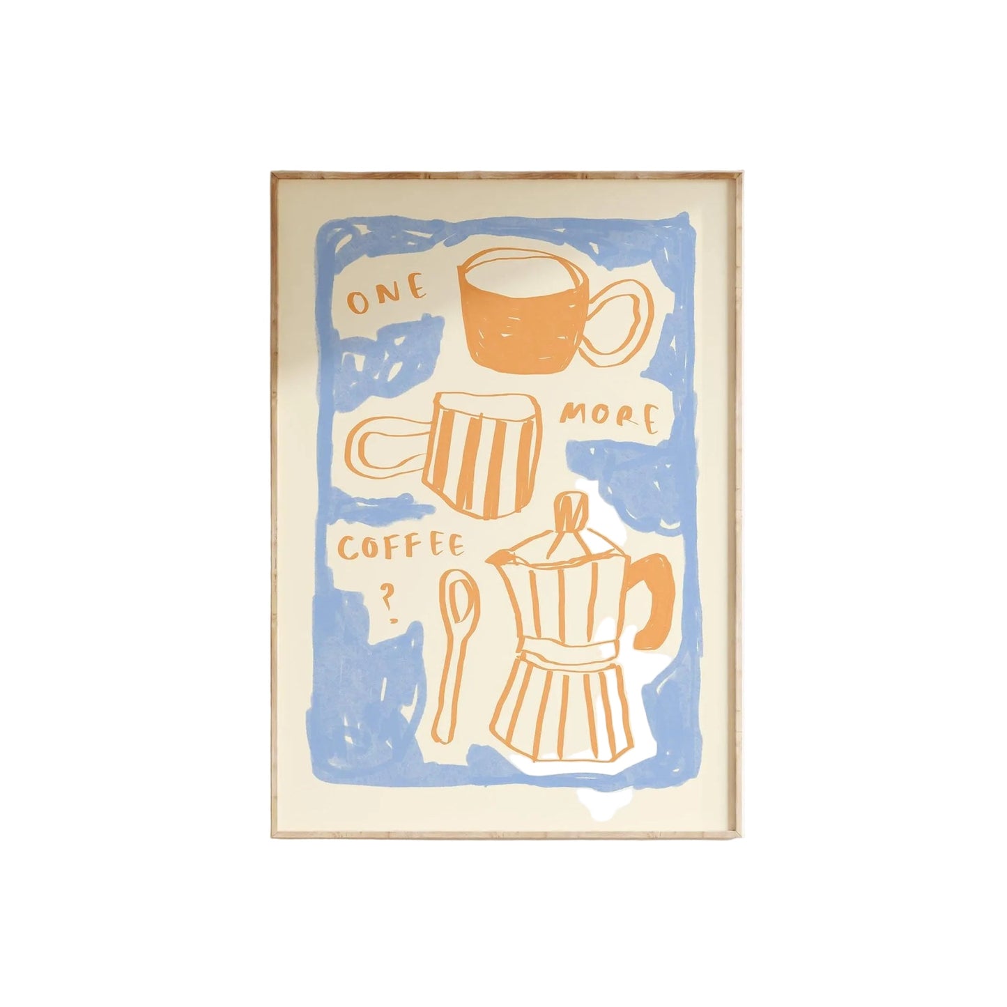 One More - Coffee Print