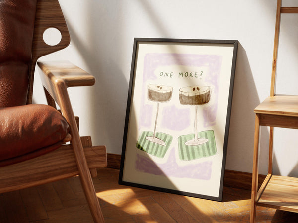 One More - Espresso Martini Print