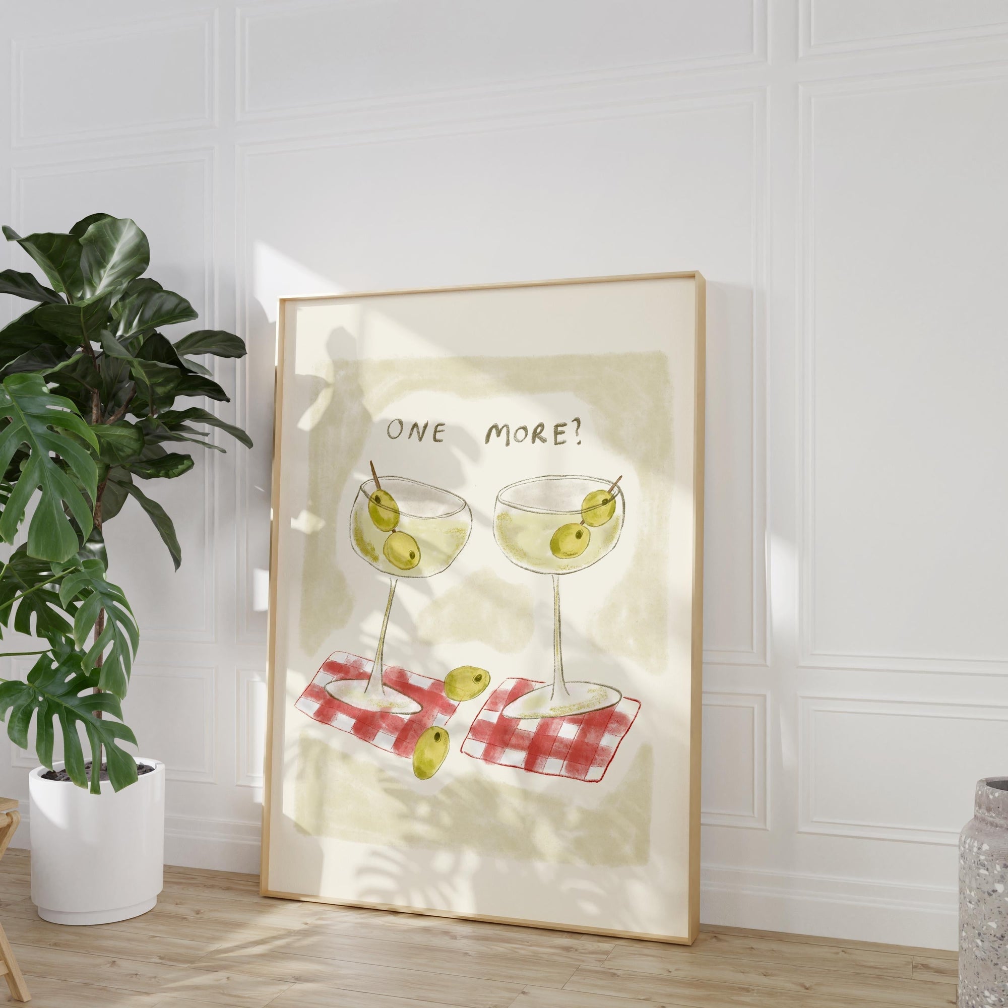 One More - Dirty Martini Print