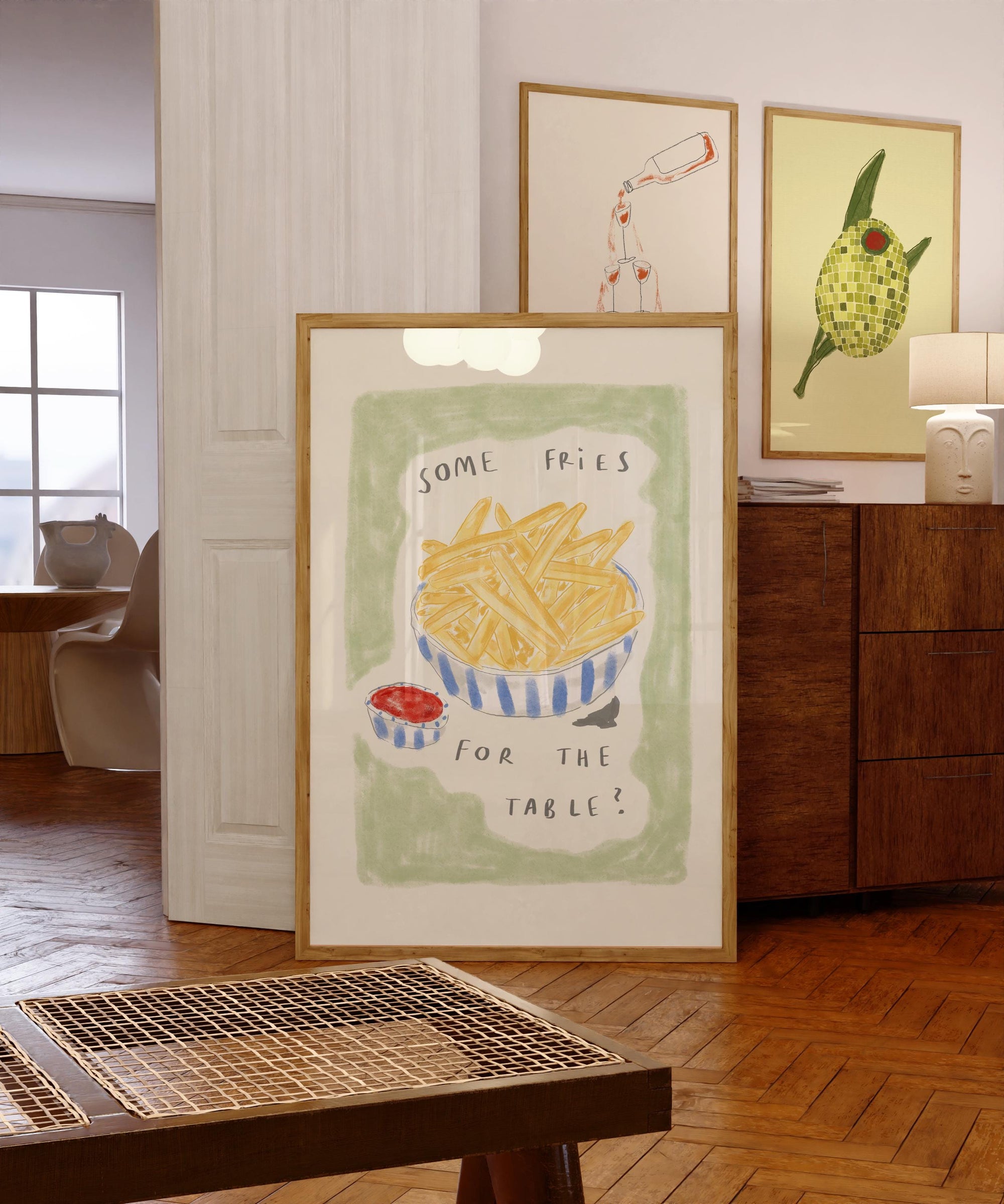 Fries for the Table Print