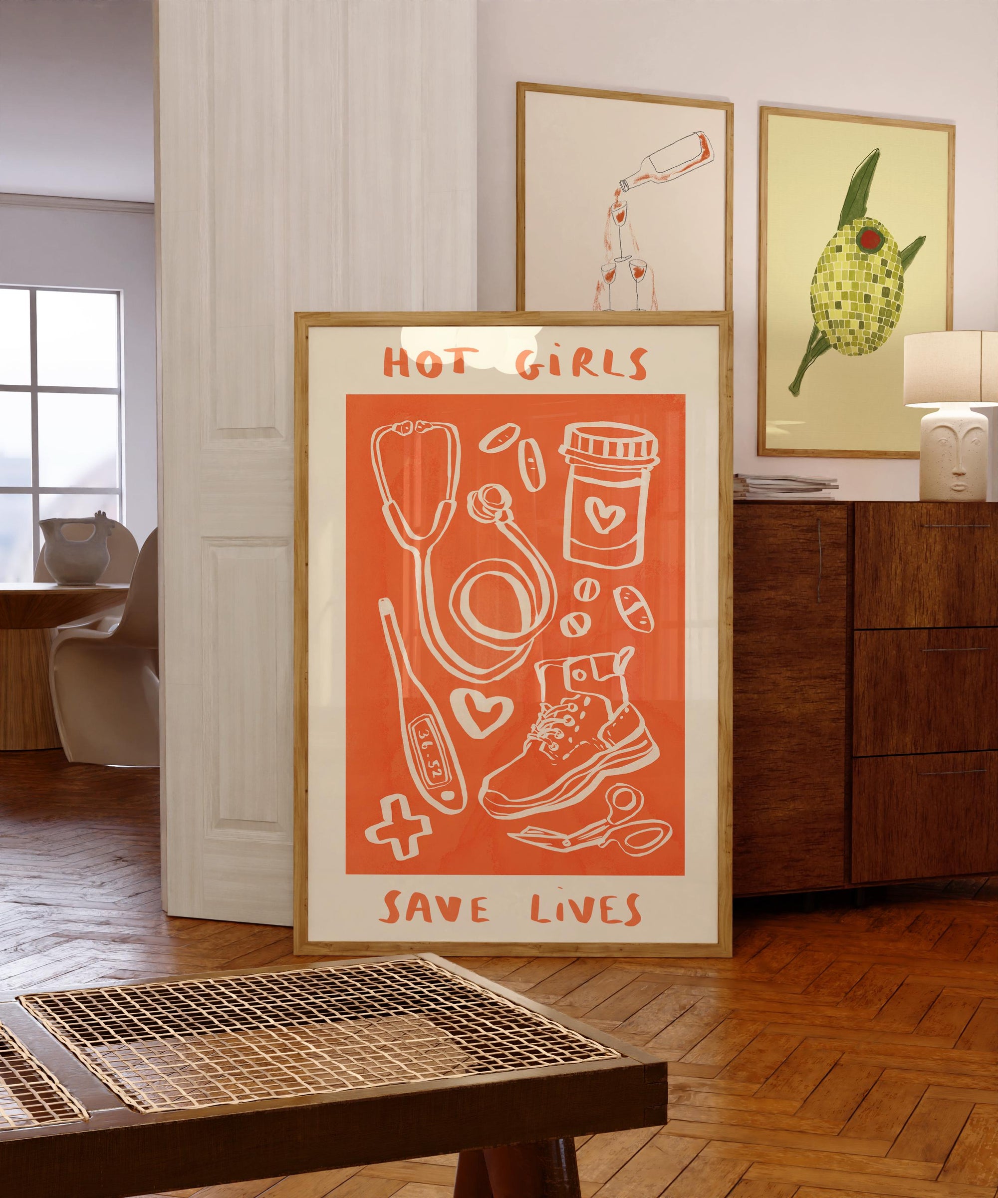 Hot Girls / Boys Save Lives - Paramedics Print