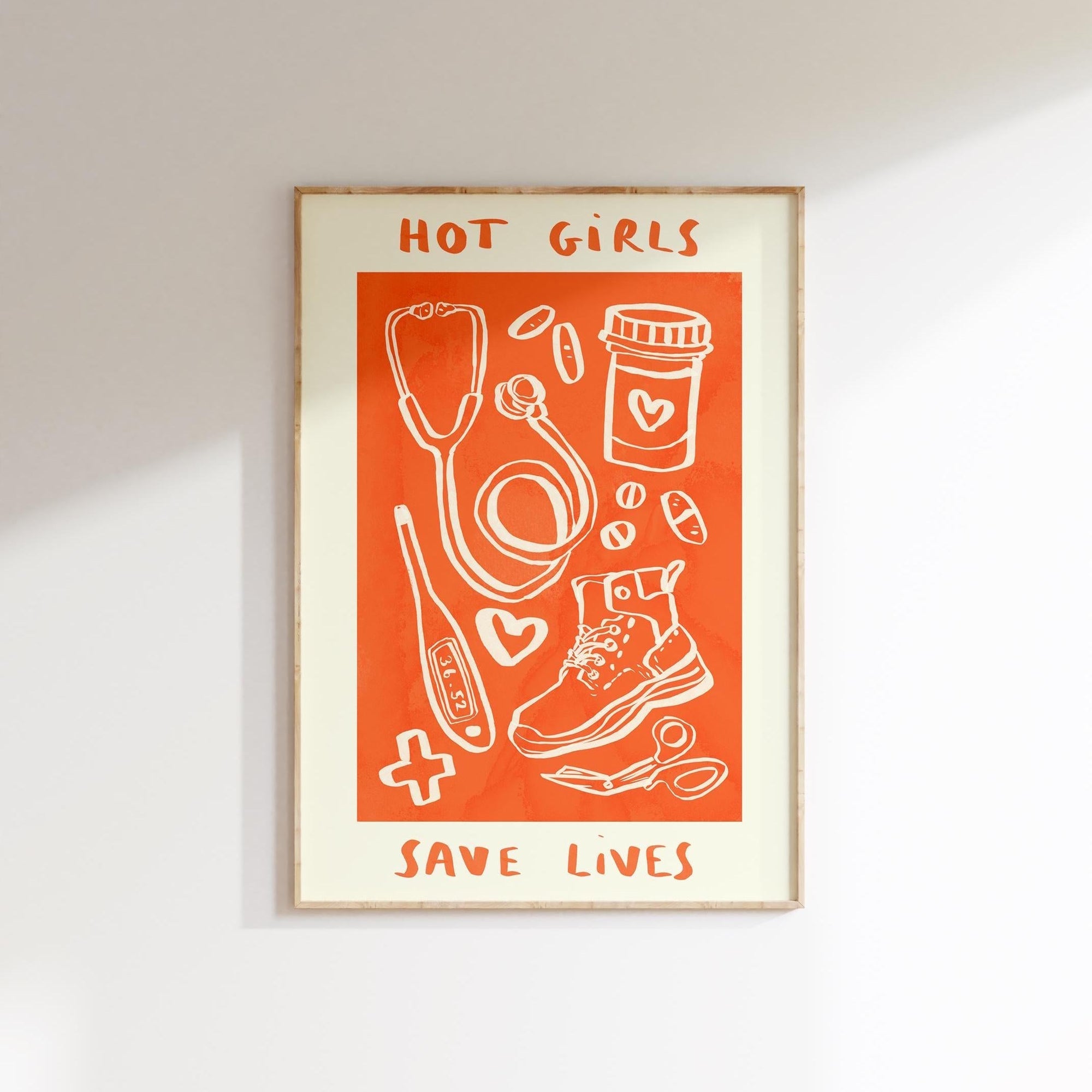 Hot Girls / Boys Save Lives - Paramedics Print