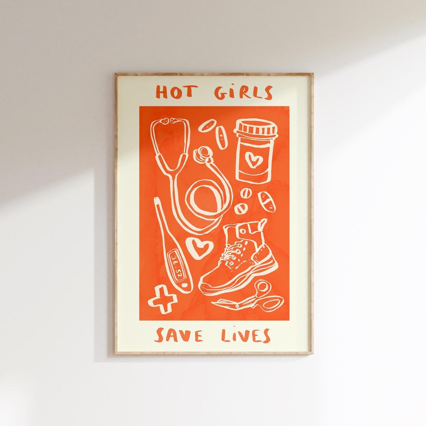 Hot Girls / Boys Save Lives - Paramedics Print