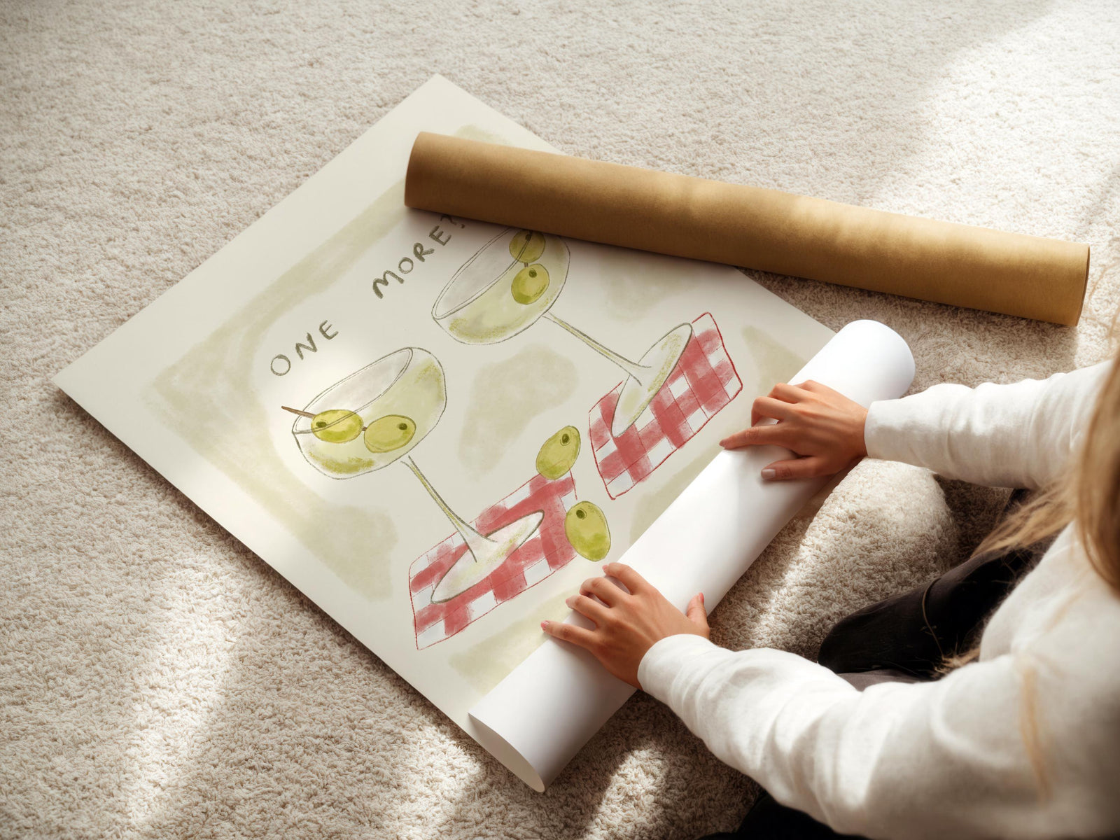 One More - Dirty Martini Print