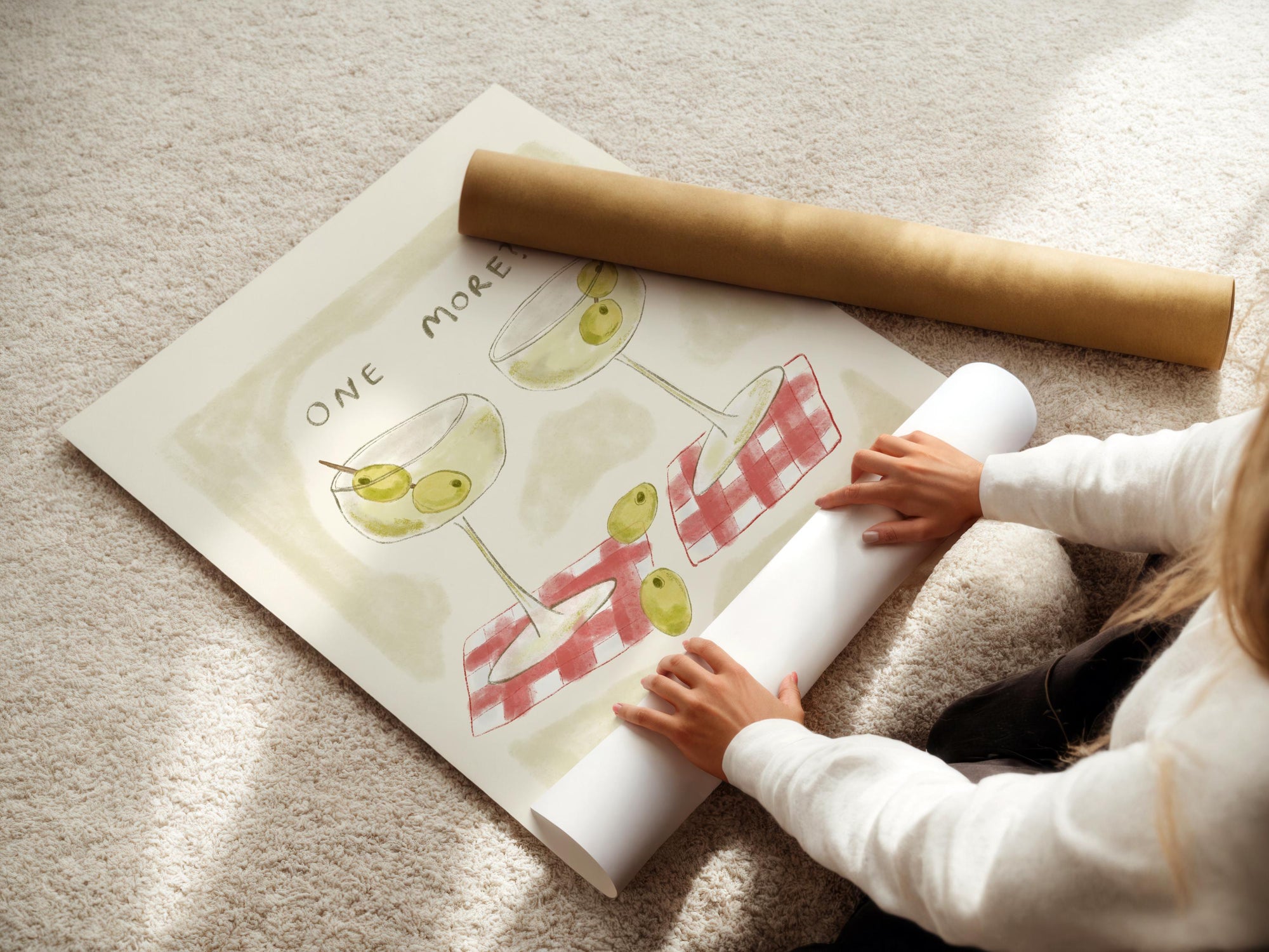 One More - Dirty Martini Print