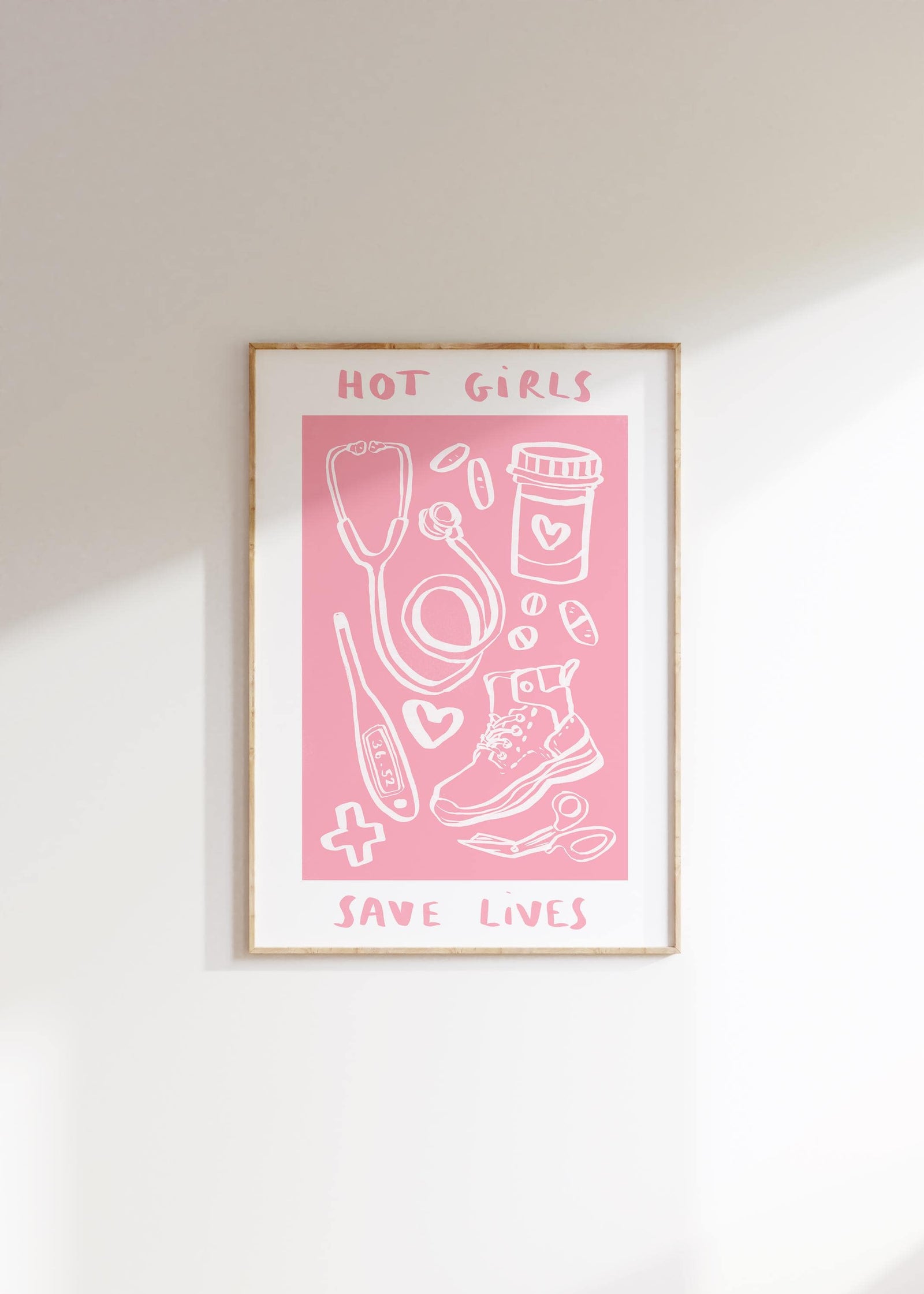 Hot Girls / Boys Save Lives - Paramedics Print