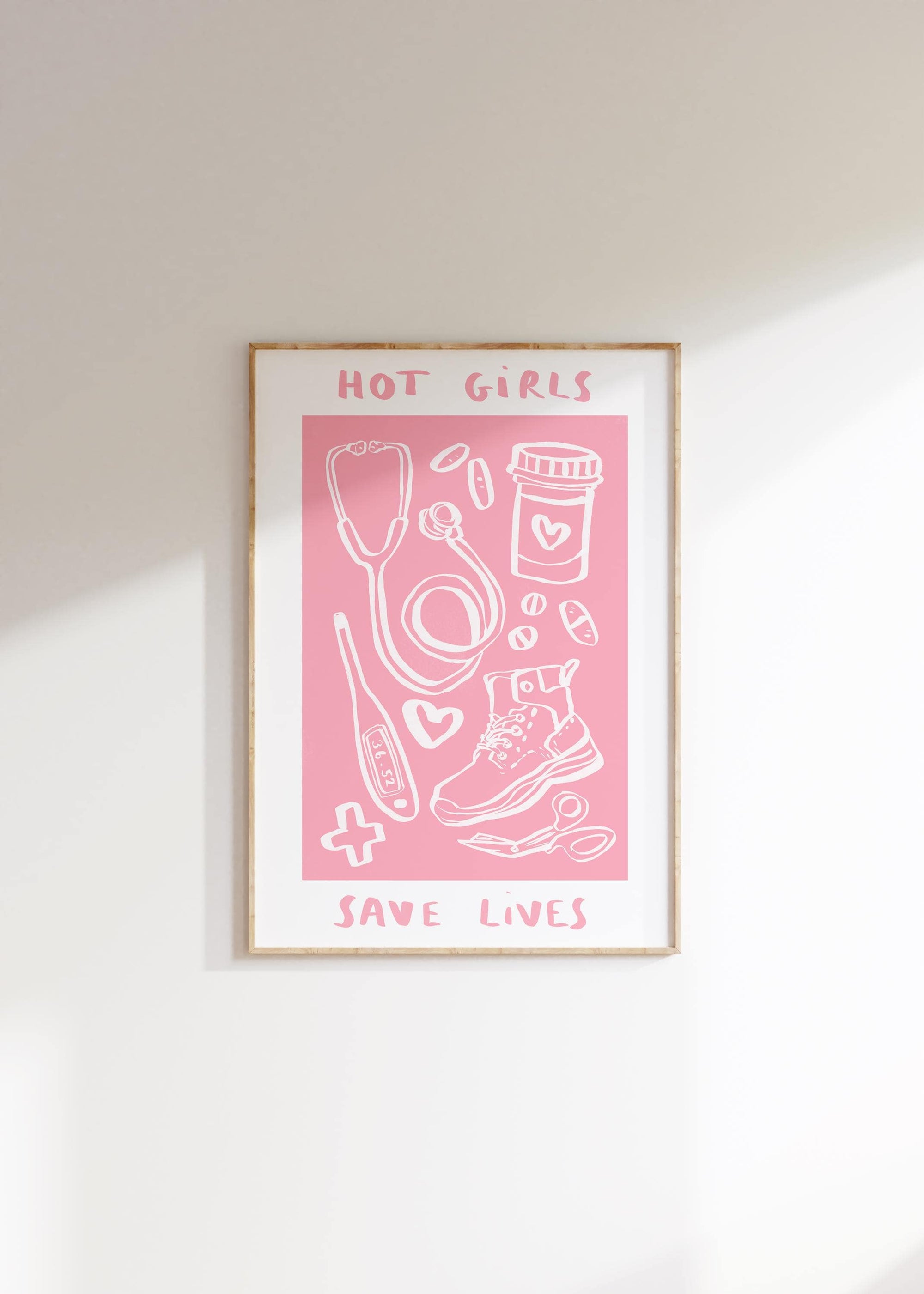 Hot Girls / Boys Save Lives - Paramedics Print