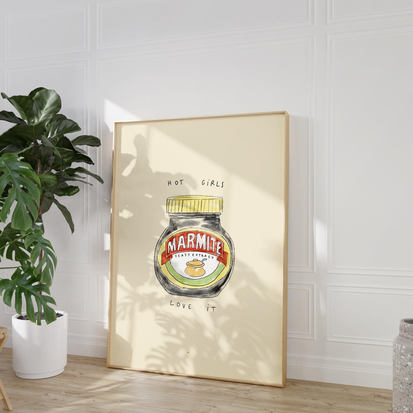 Hot Girls Love Marmite Print