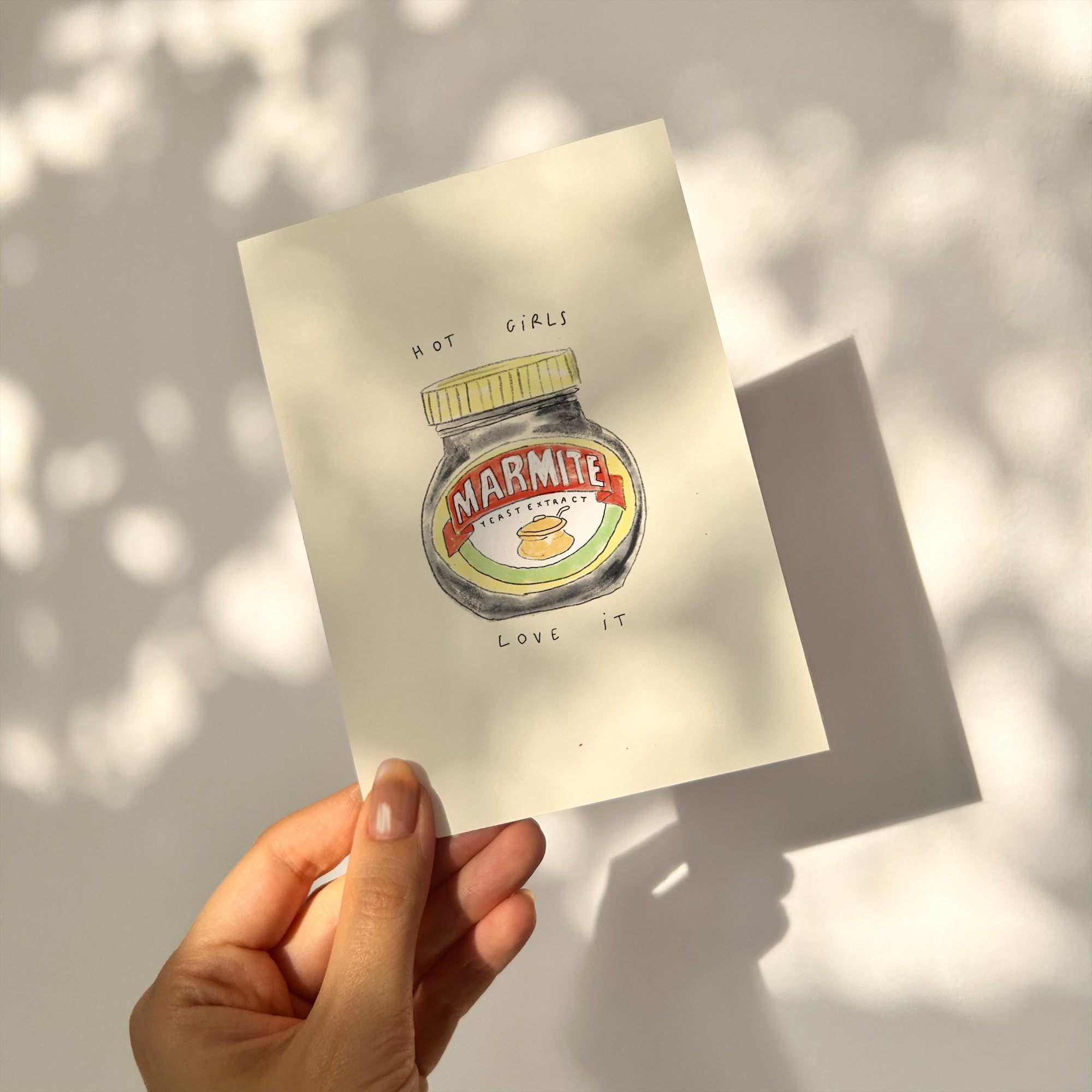 Hot Girls Love Marmite Print