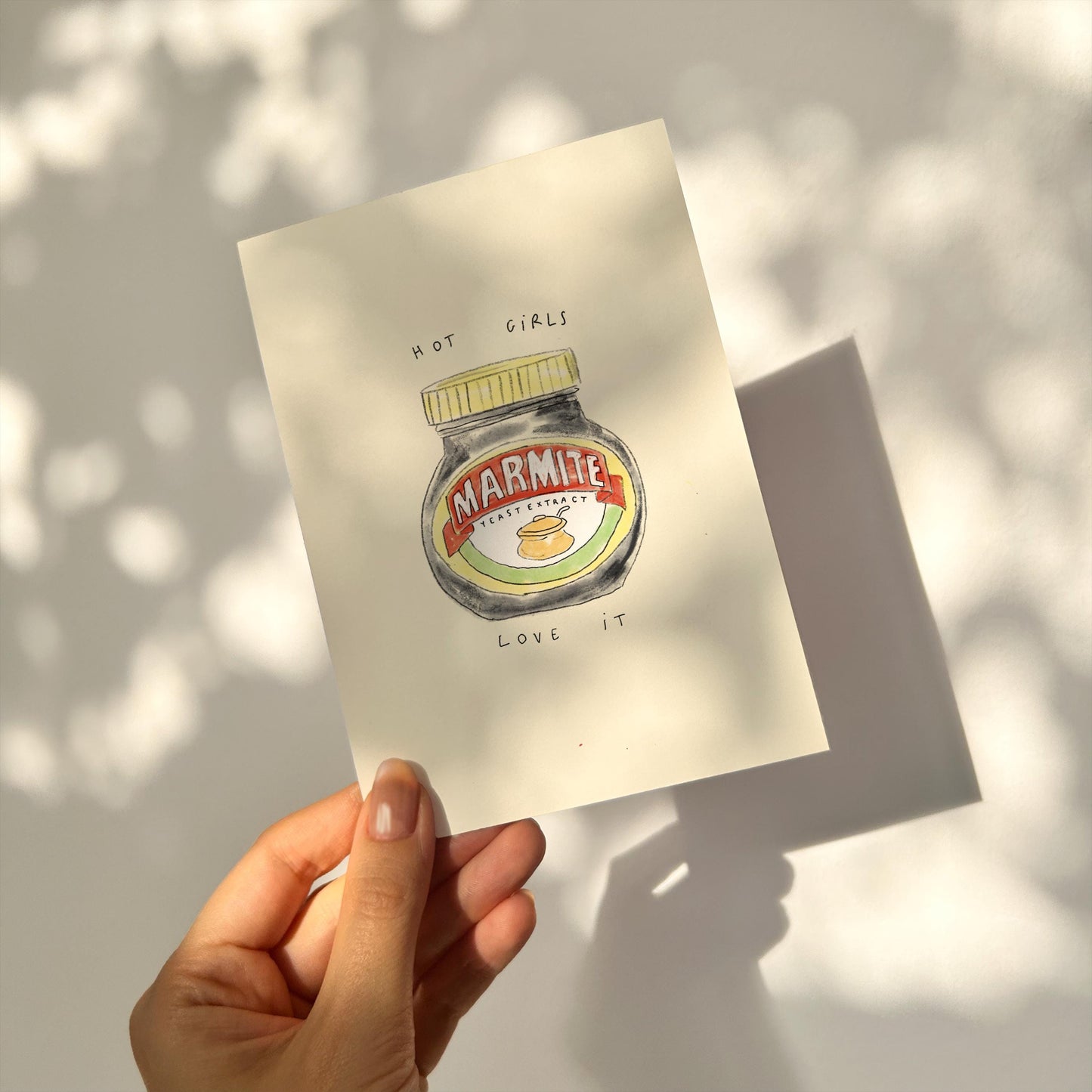 Hot Girls Love Marmite Print