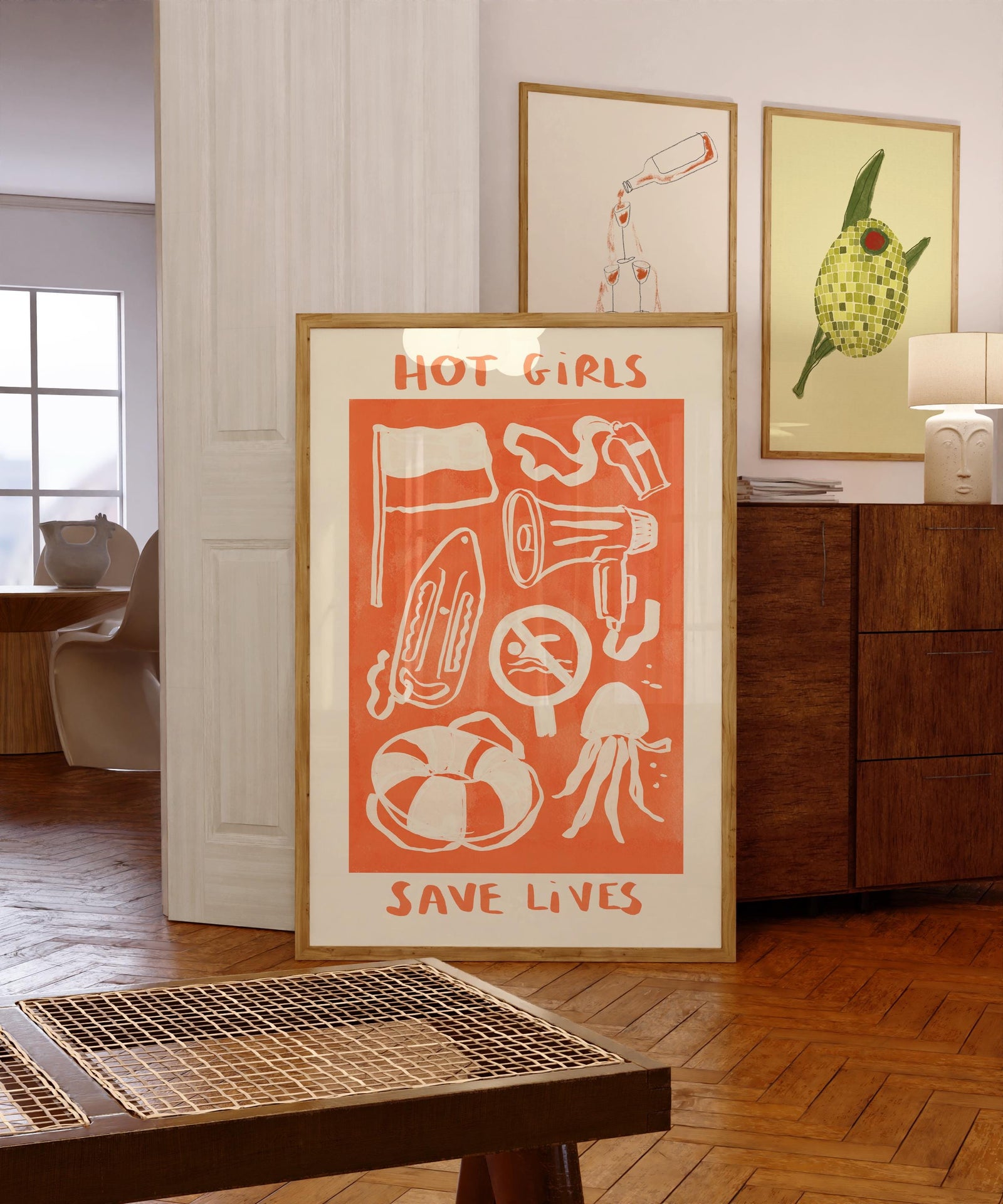 Hot Girls Save Lives - Lifeguard Print