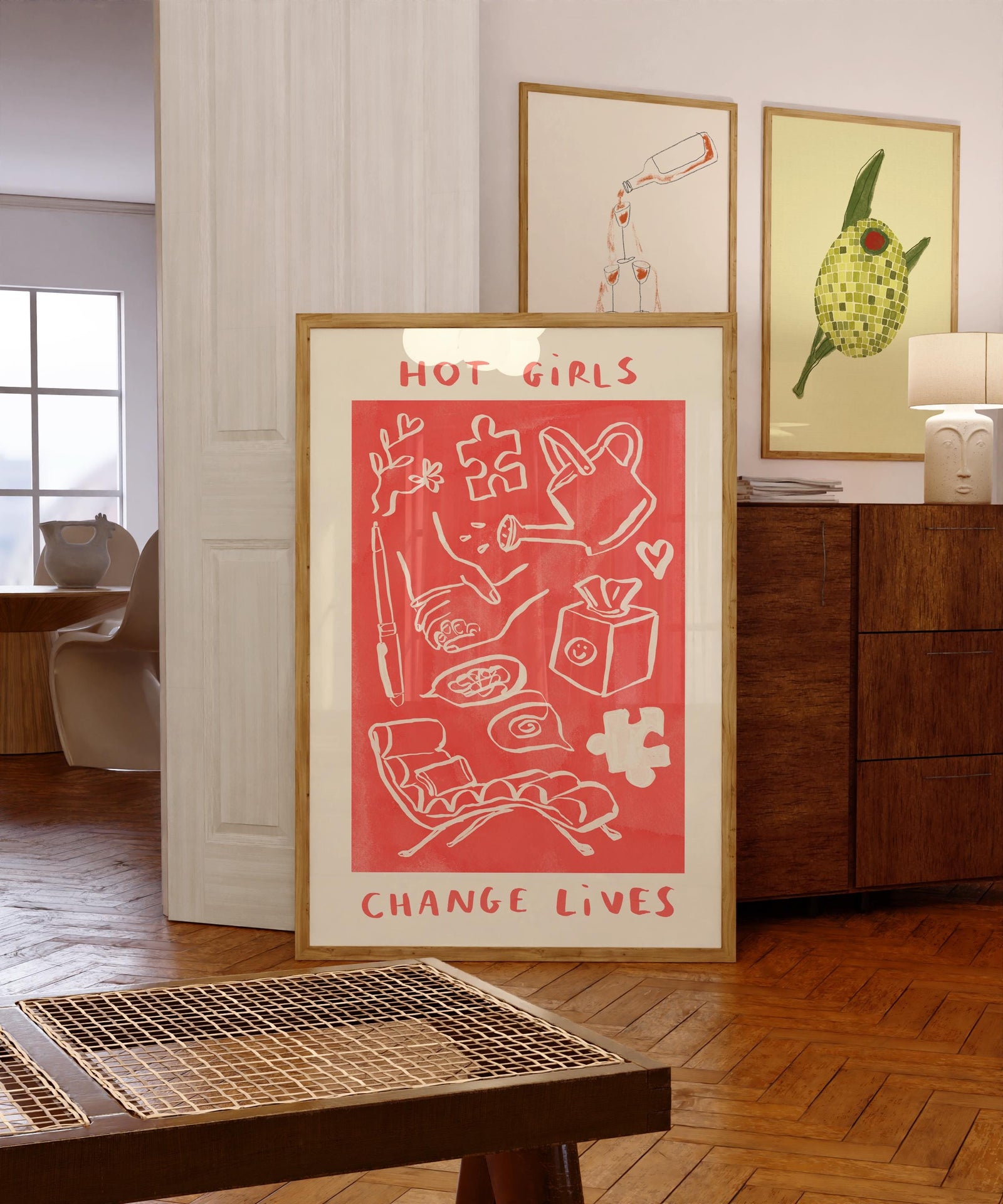 Hot Girls Change Lives - Therapy / Mental Health / Psychologist Print