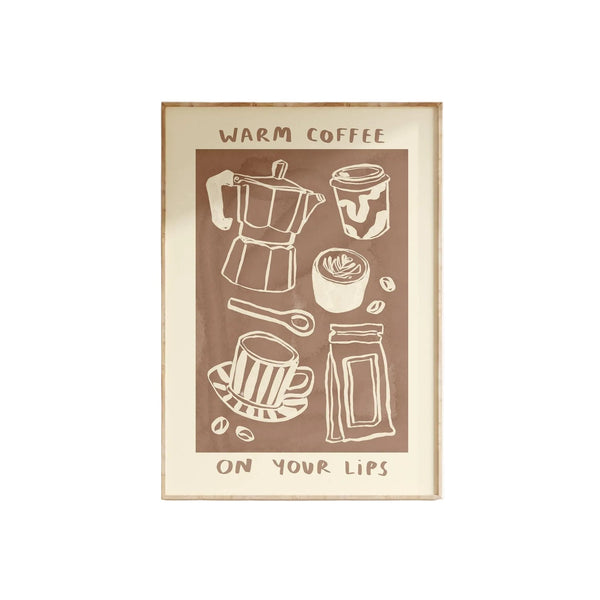 Warm Coffee On Your Lips - Ziggy Alberts Print