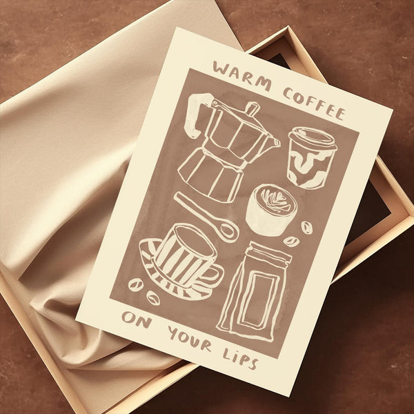 Warm Coffee On Your Lips - Ziggy Alberts Print