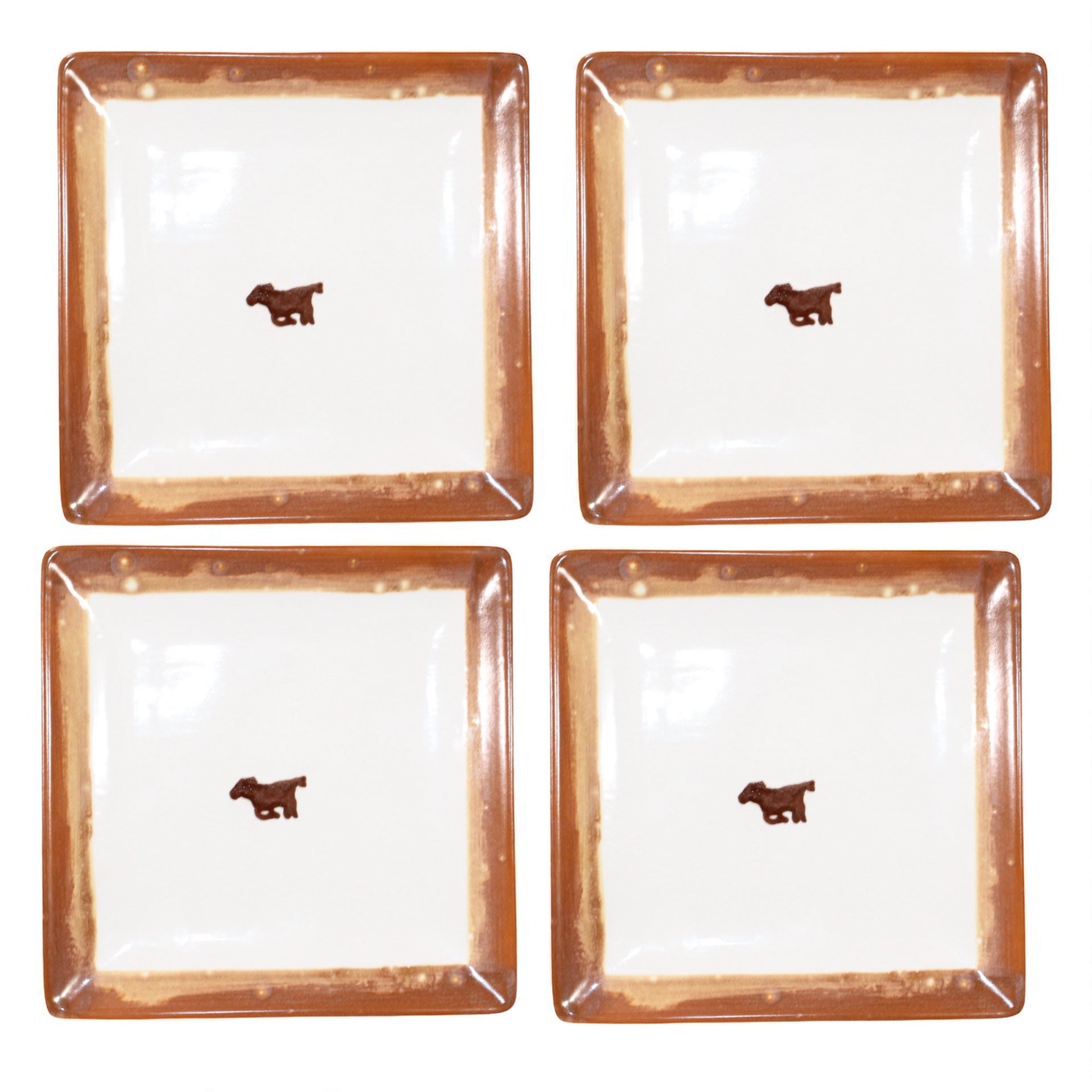 The Wild Horses Collection Dessert Plates/Set of Four
