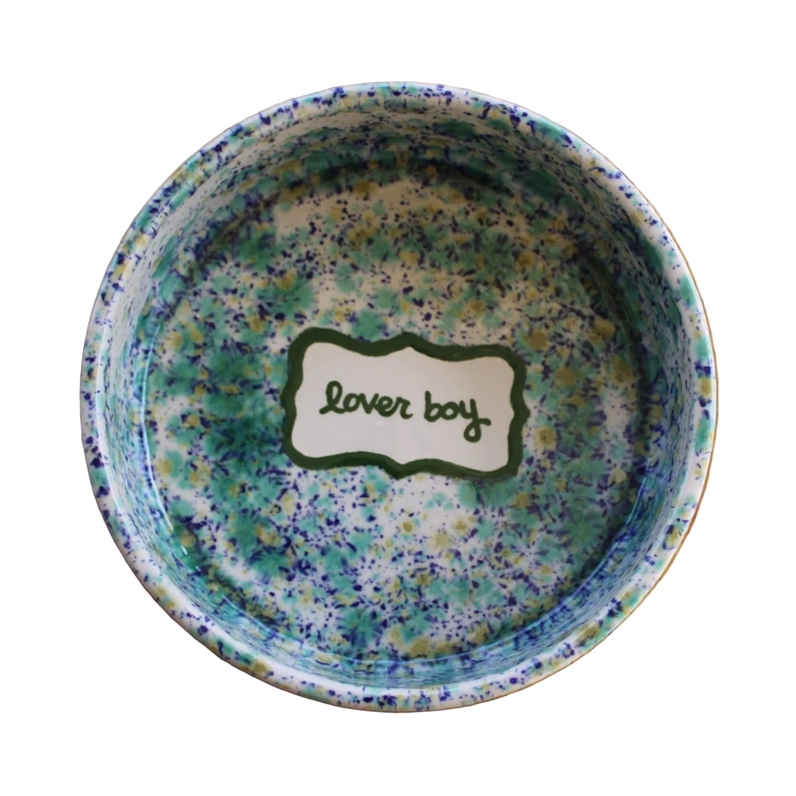 Personalised Hand-painted Ceramic Dog Bowl