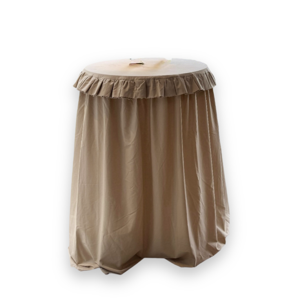 High Party Tablecloth Beige