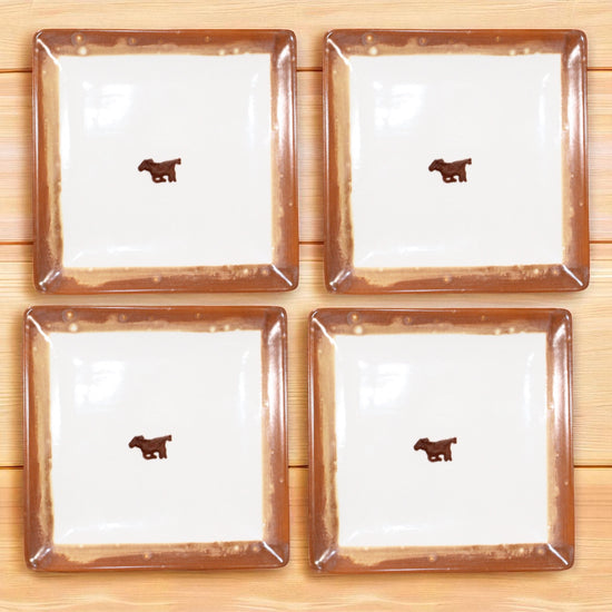 The Wild Horses Collection Dessert Plates/Set of Four
