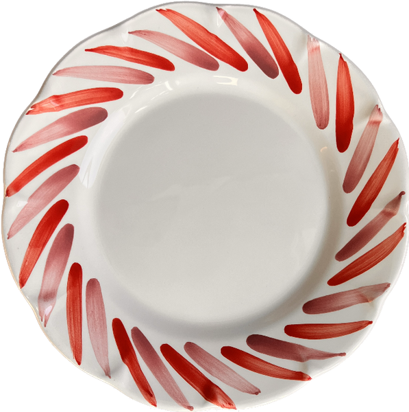 Berlingot Plate, Pink & Red - 25cm