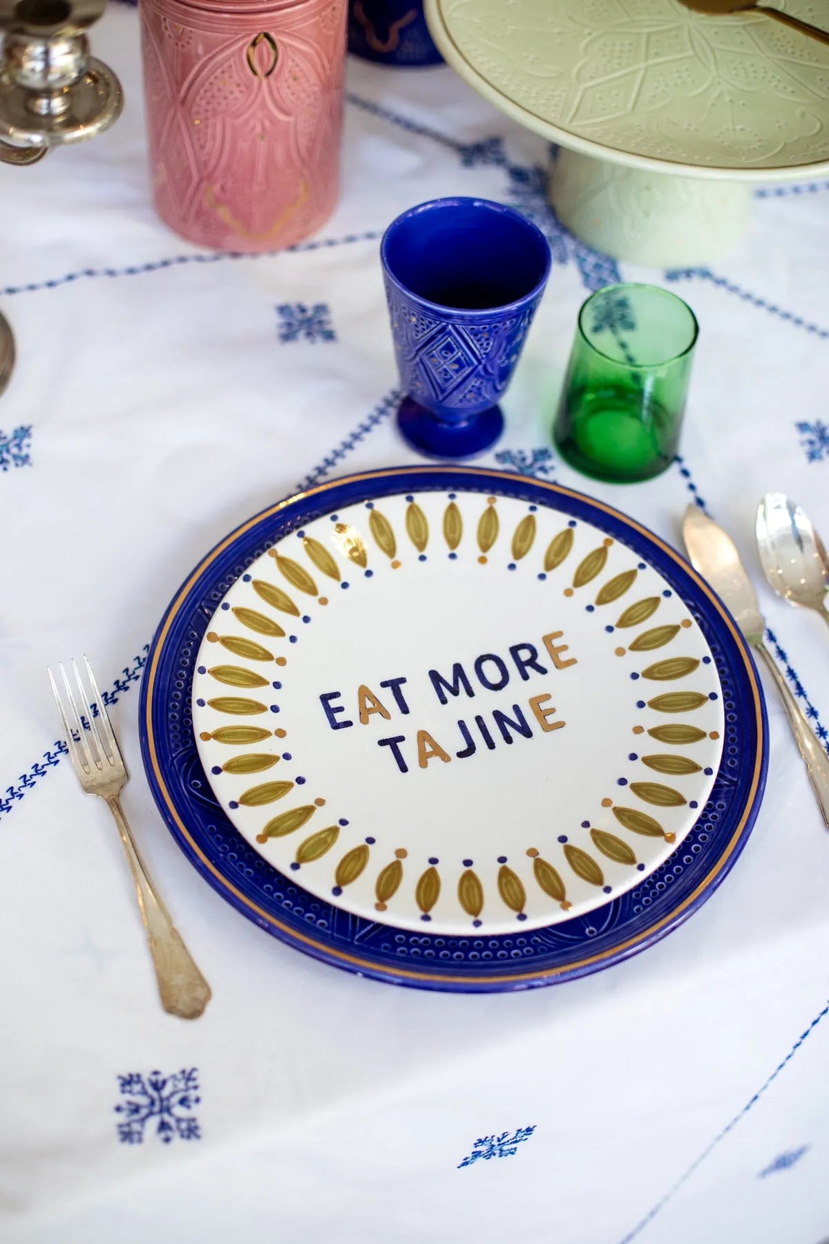 “Eat More Tagine” Plate