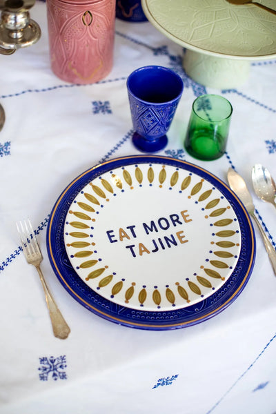 “Eat More Tagine” Plate