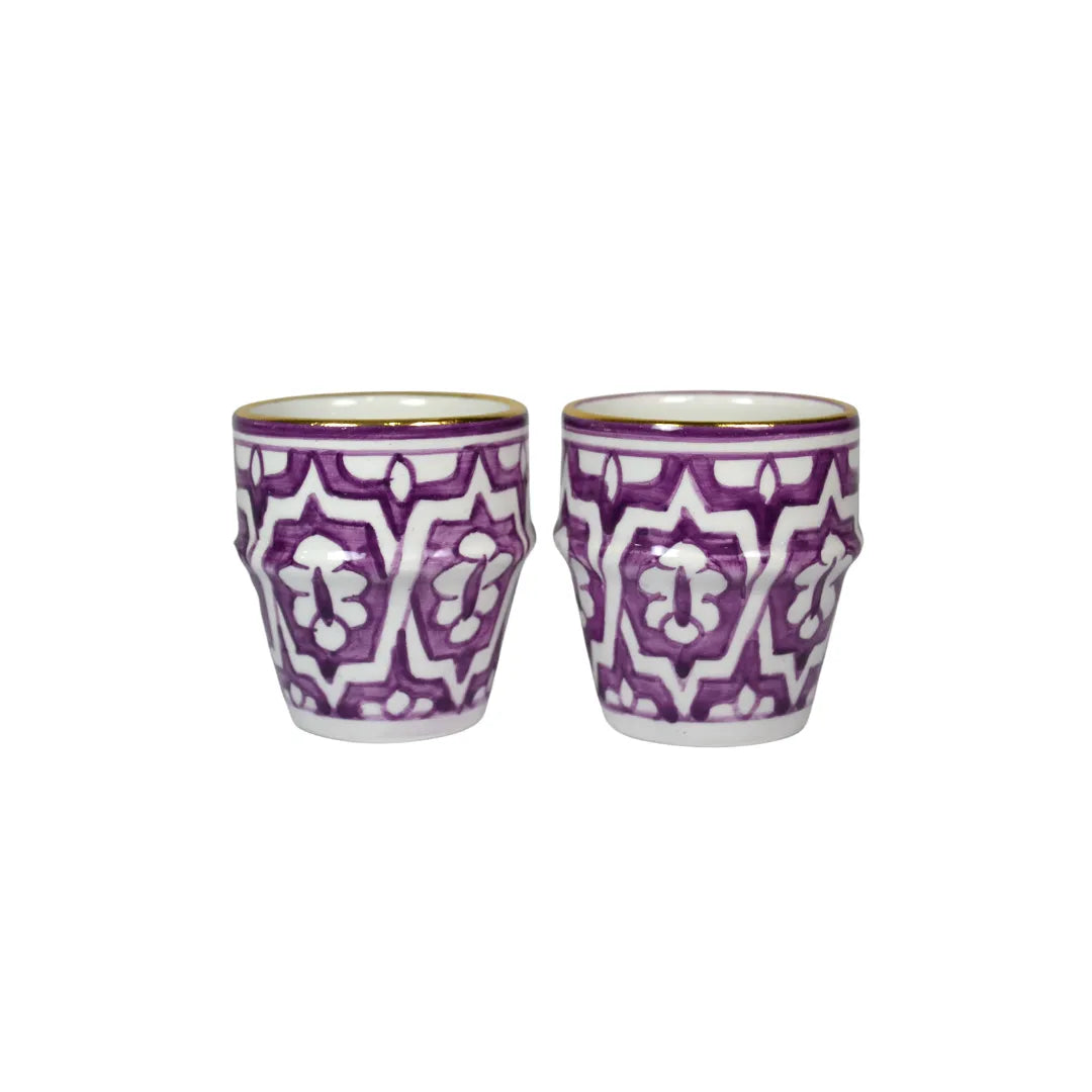 Small Coffee Cup - Fassia Lilac Gold
