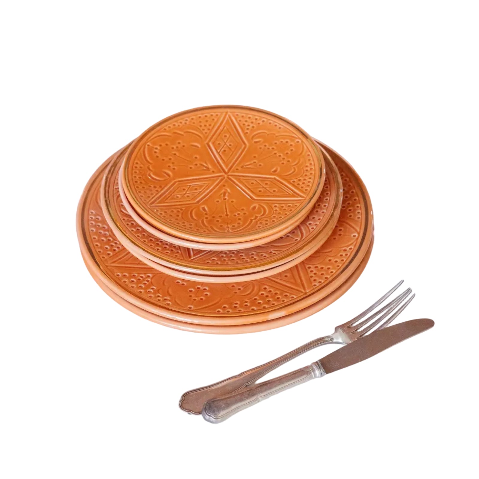 Dinner Plate - Marsala Gold Imprint